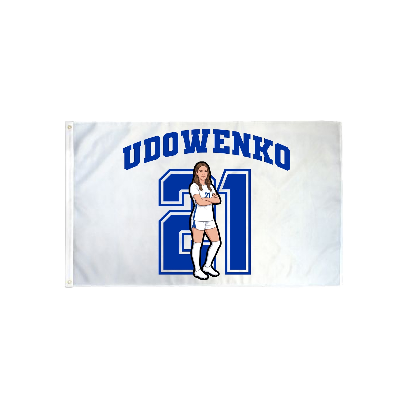 3x5 Flag — Number in Classic