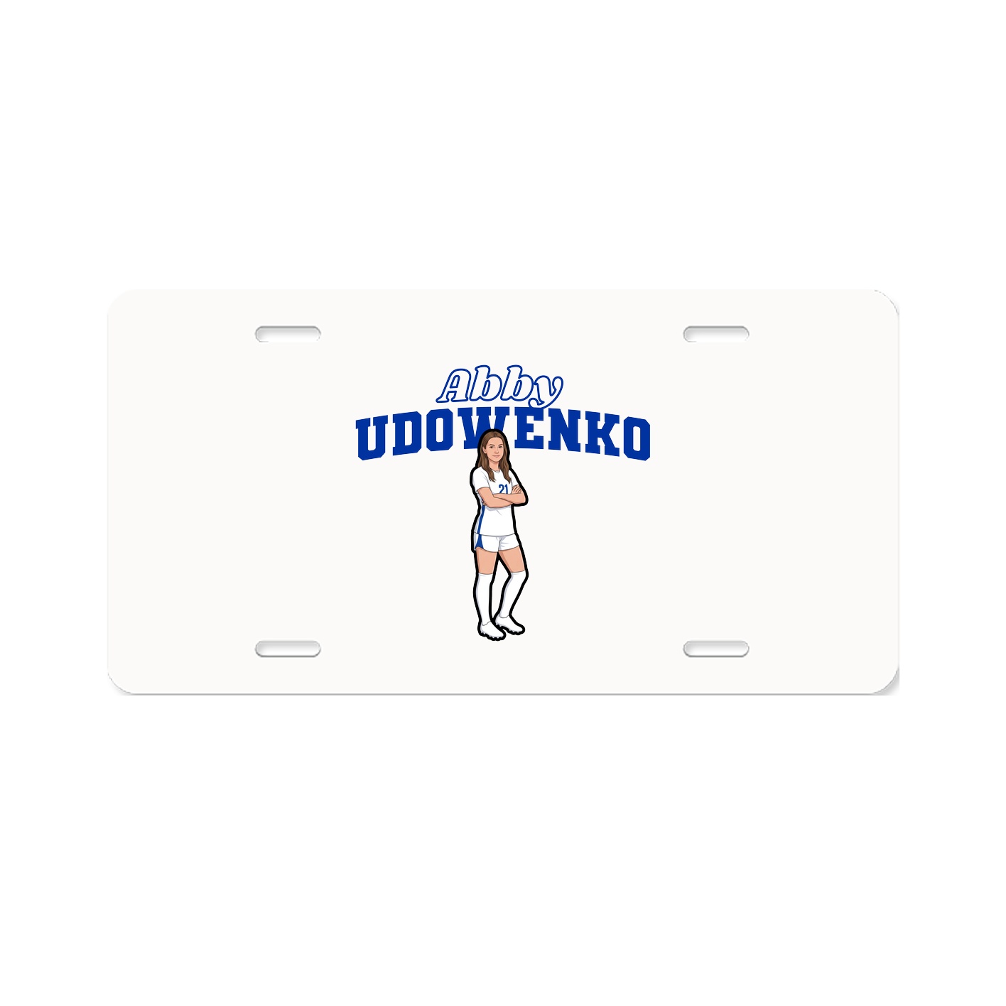 License Plate — Name Arch in Classic