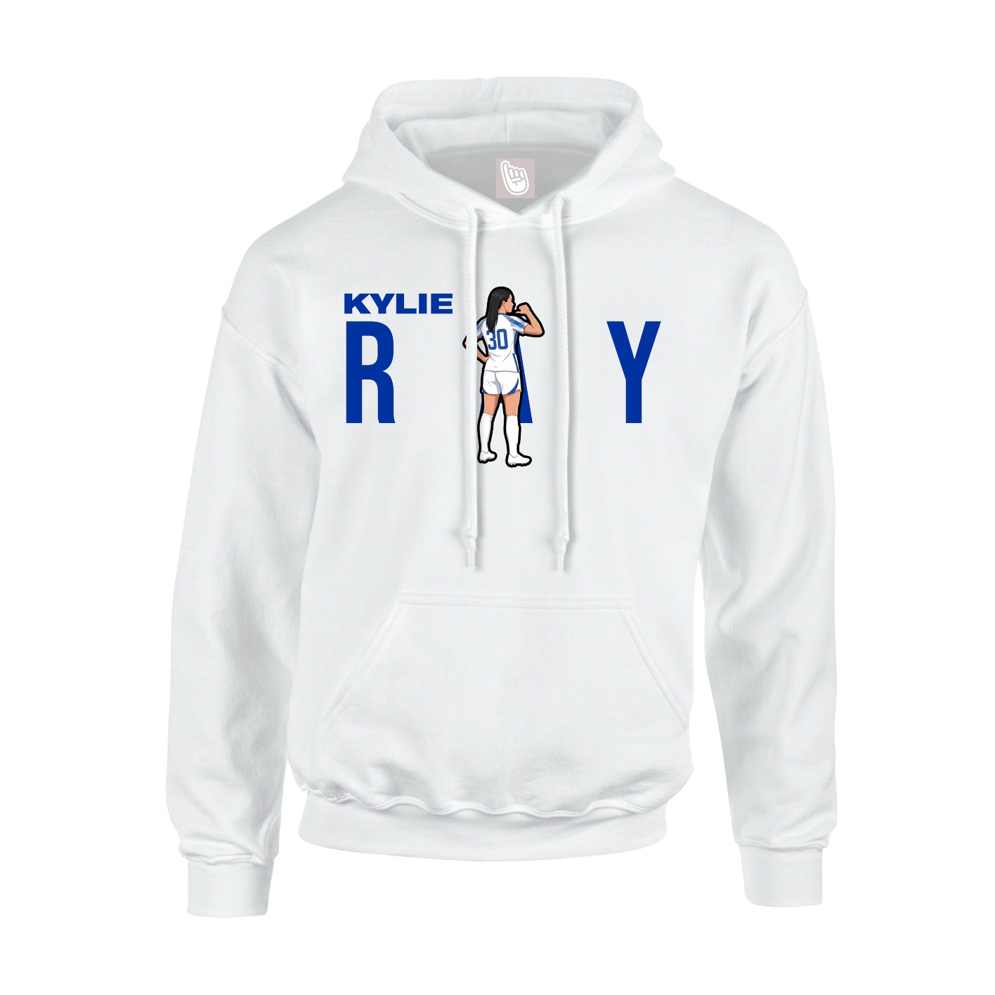Hoodie — Player Name in White