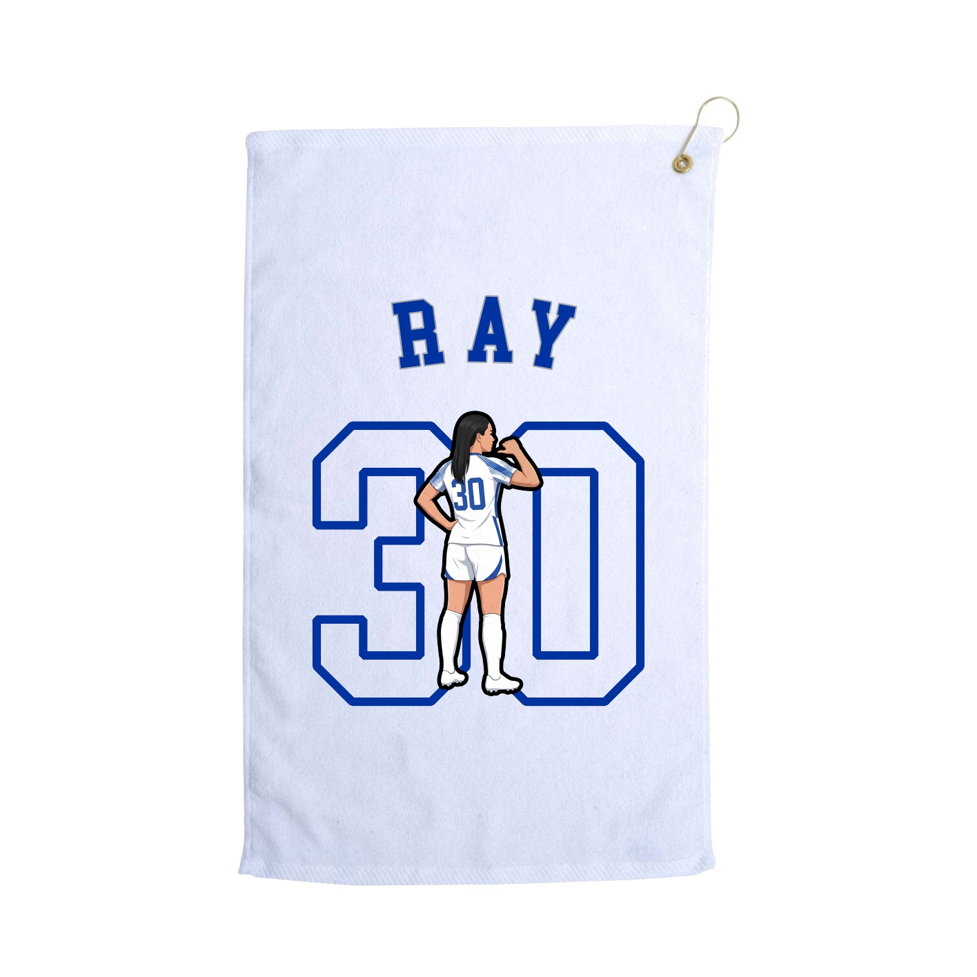 Golf Towel — Shirsey Arch in White