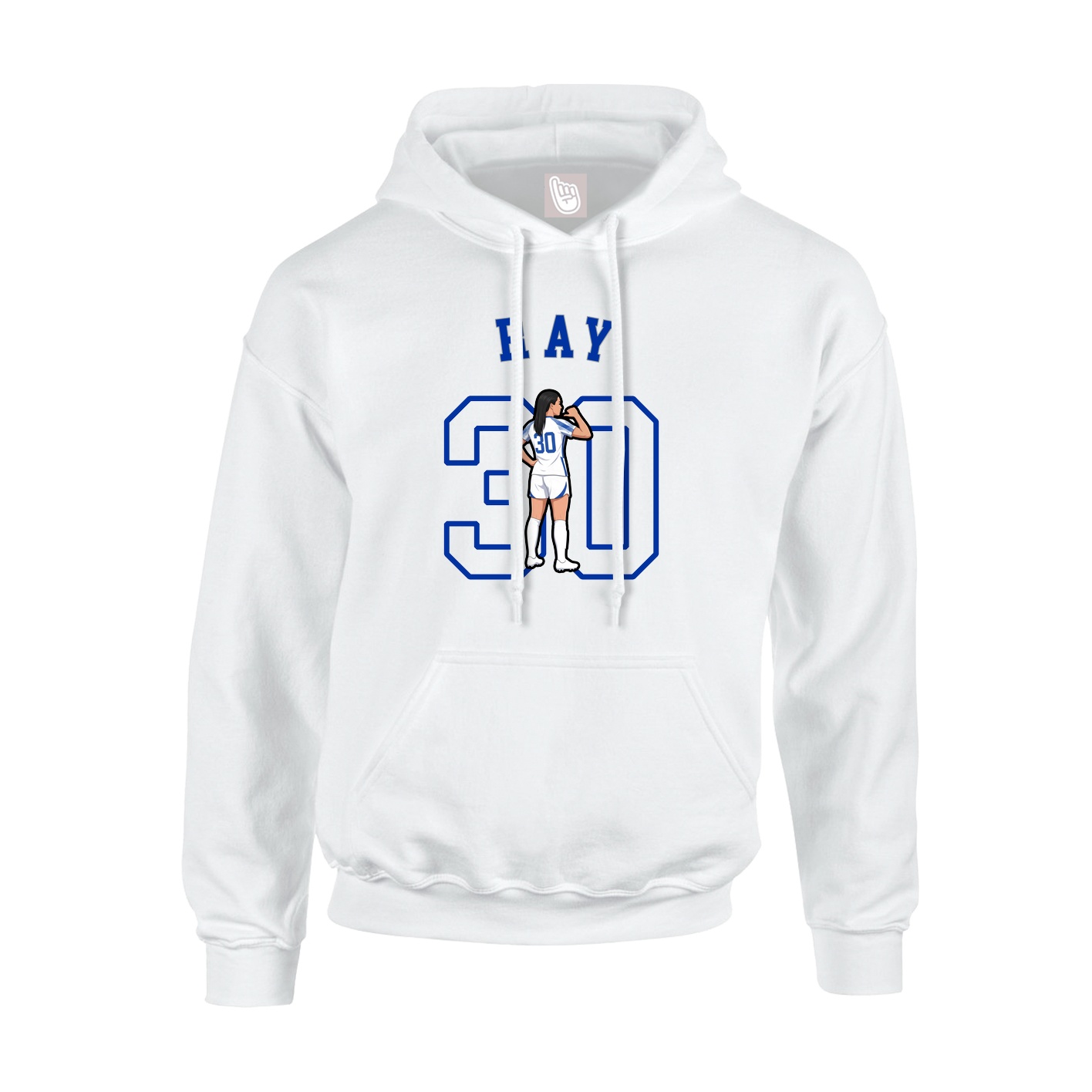 Youth Hoodie — Shirsey Arch in White