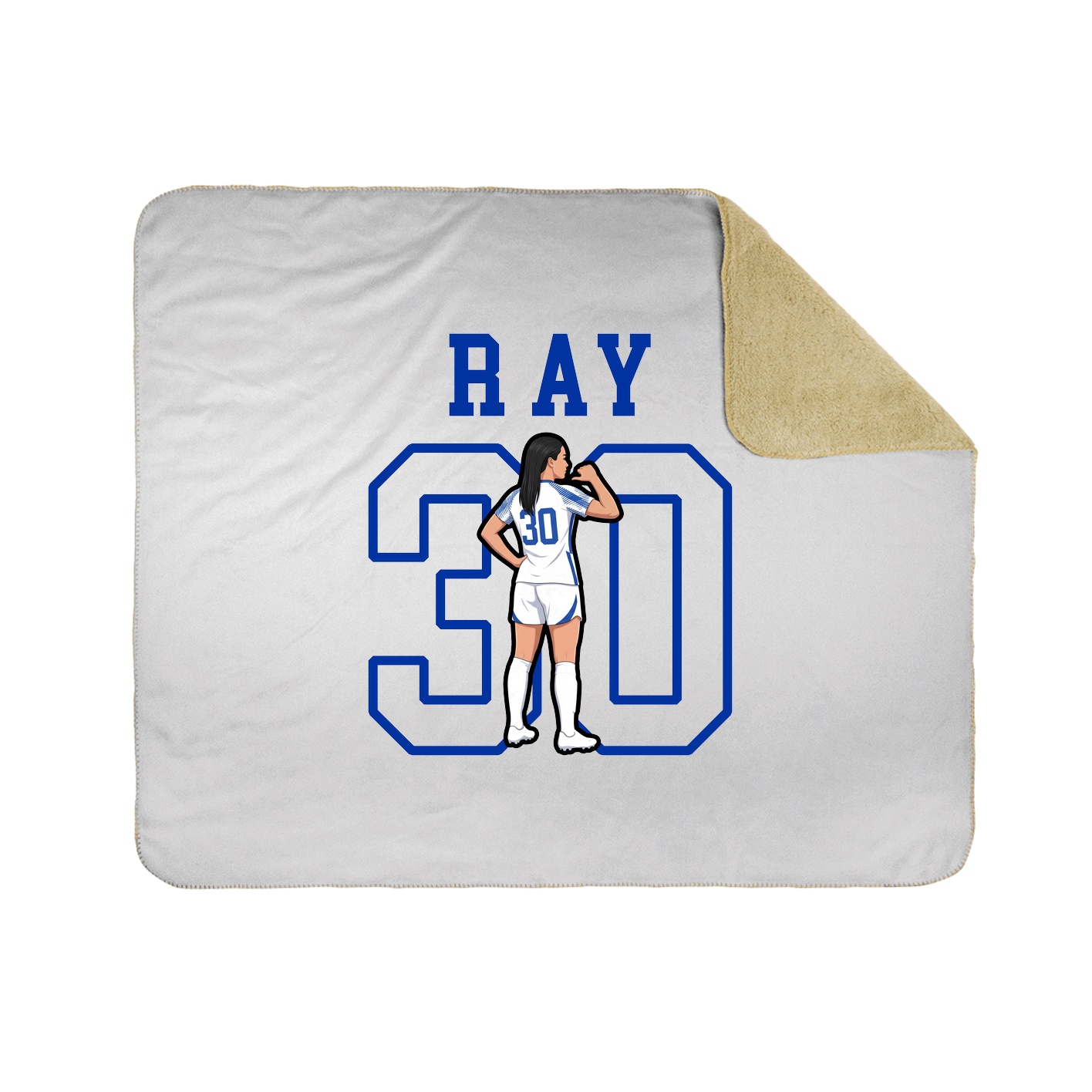 Throw Blanket — Shirsey in White