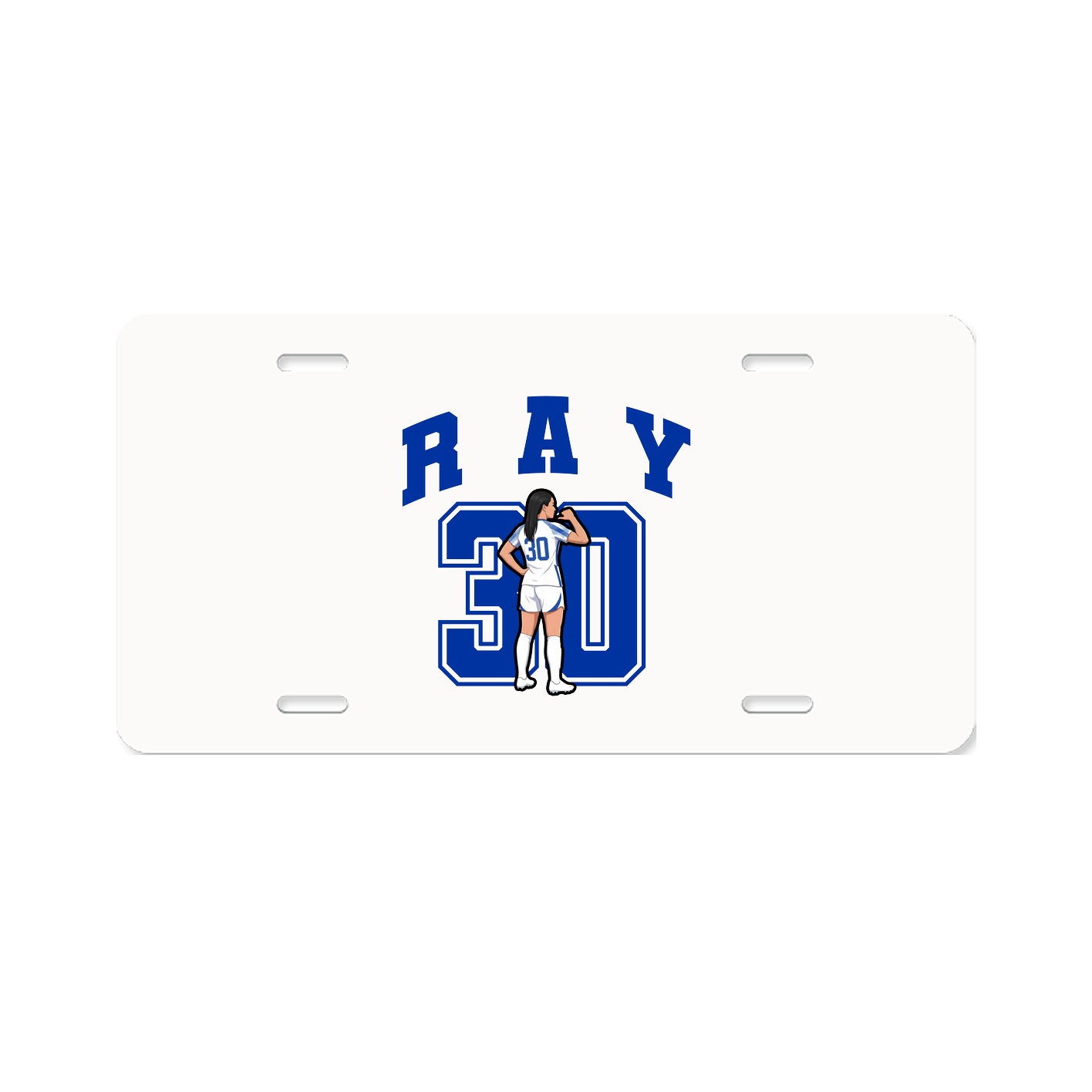 License Plate — Number in Classic