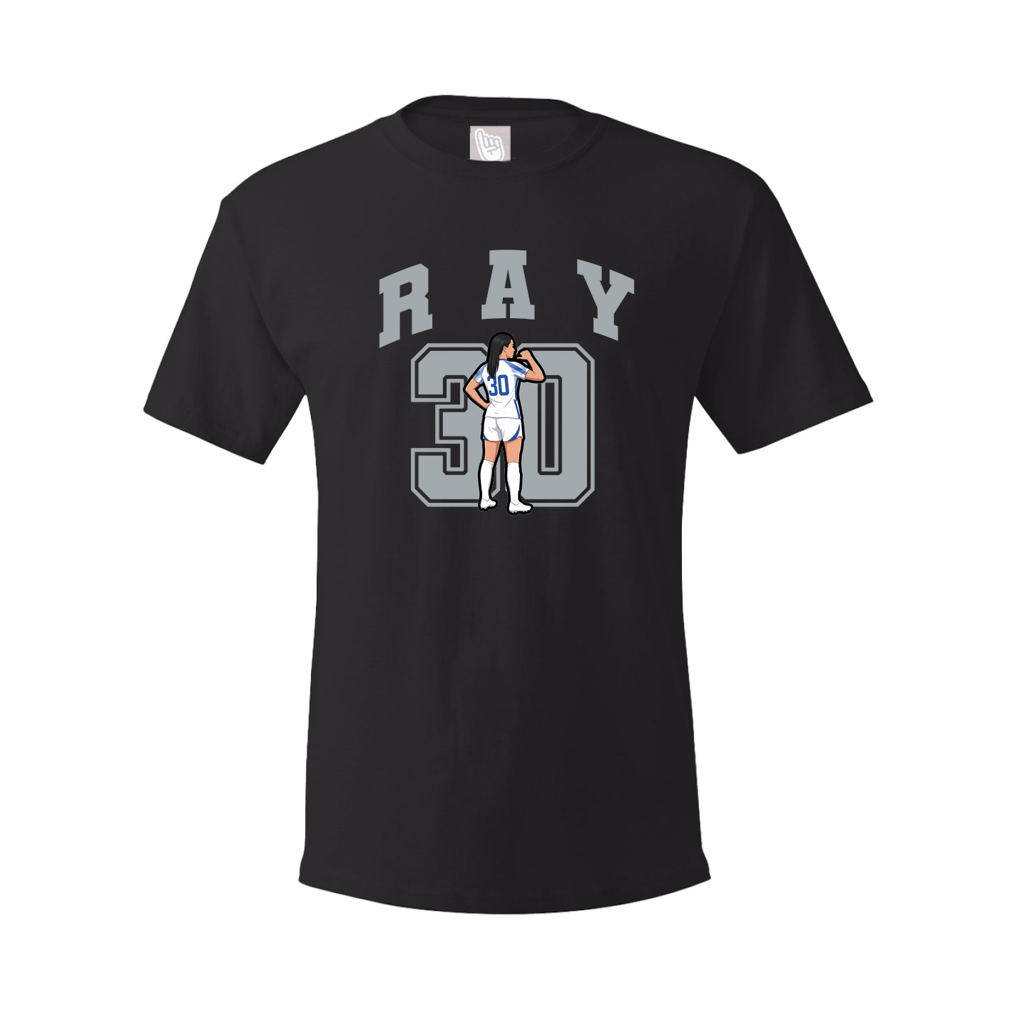 Youth Tee — Number in Black