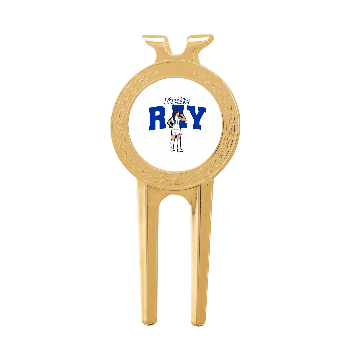Divot Tool with Ball Marker — Name Arch in Classic