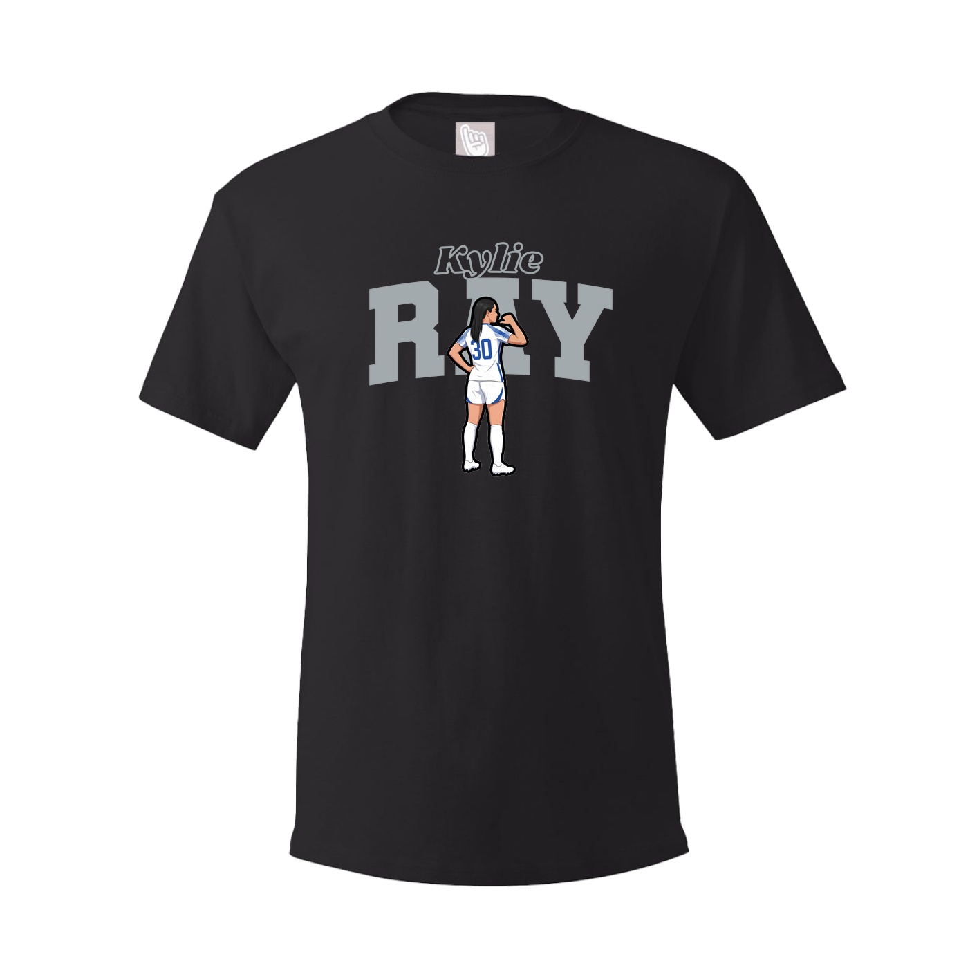 Youth Tee — Name Arch in Black