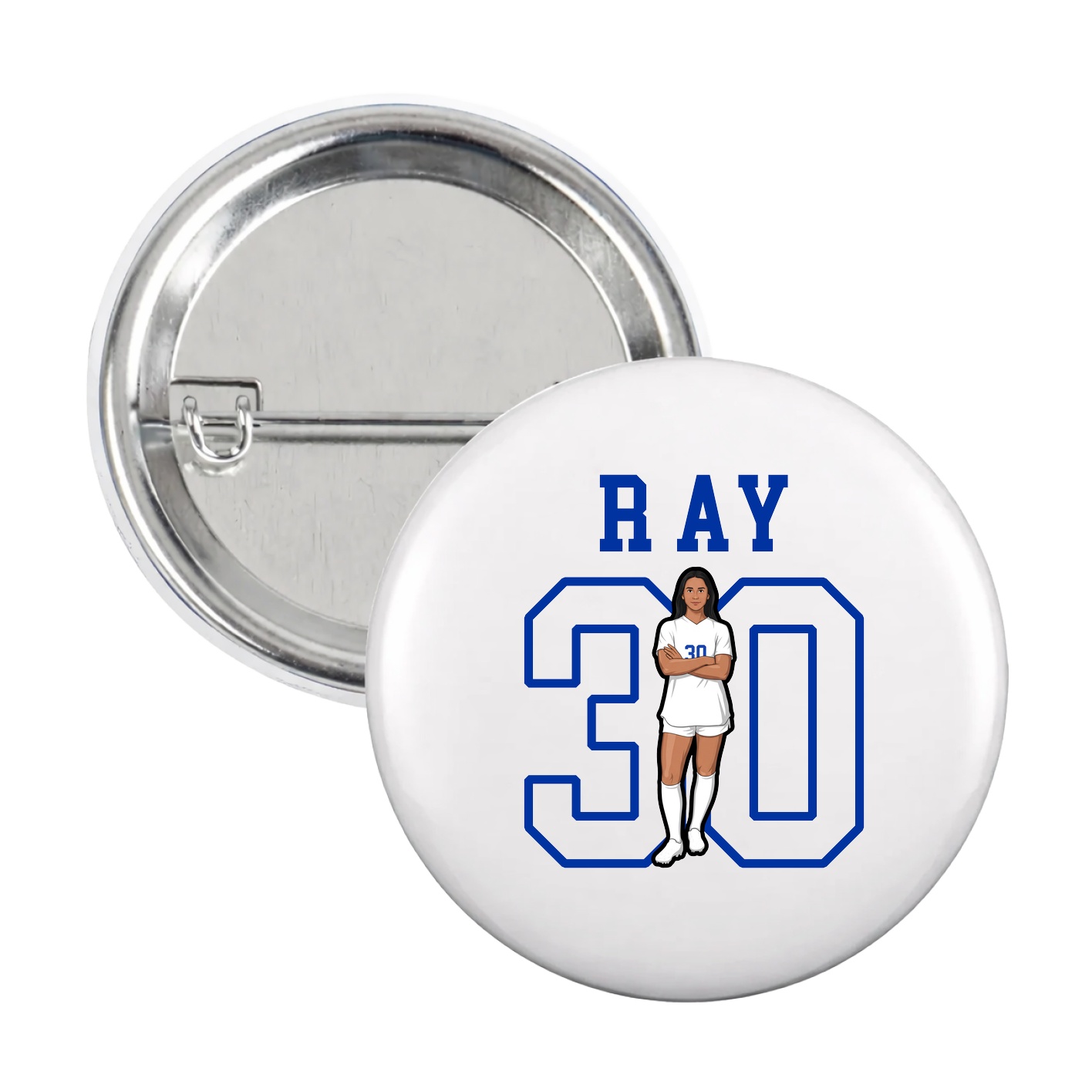 Game Day Button — Shirsey in White
