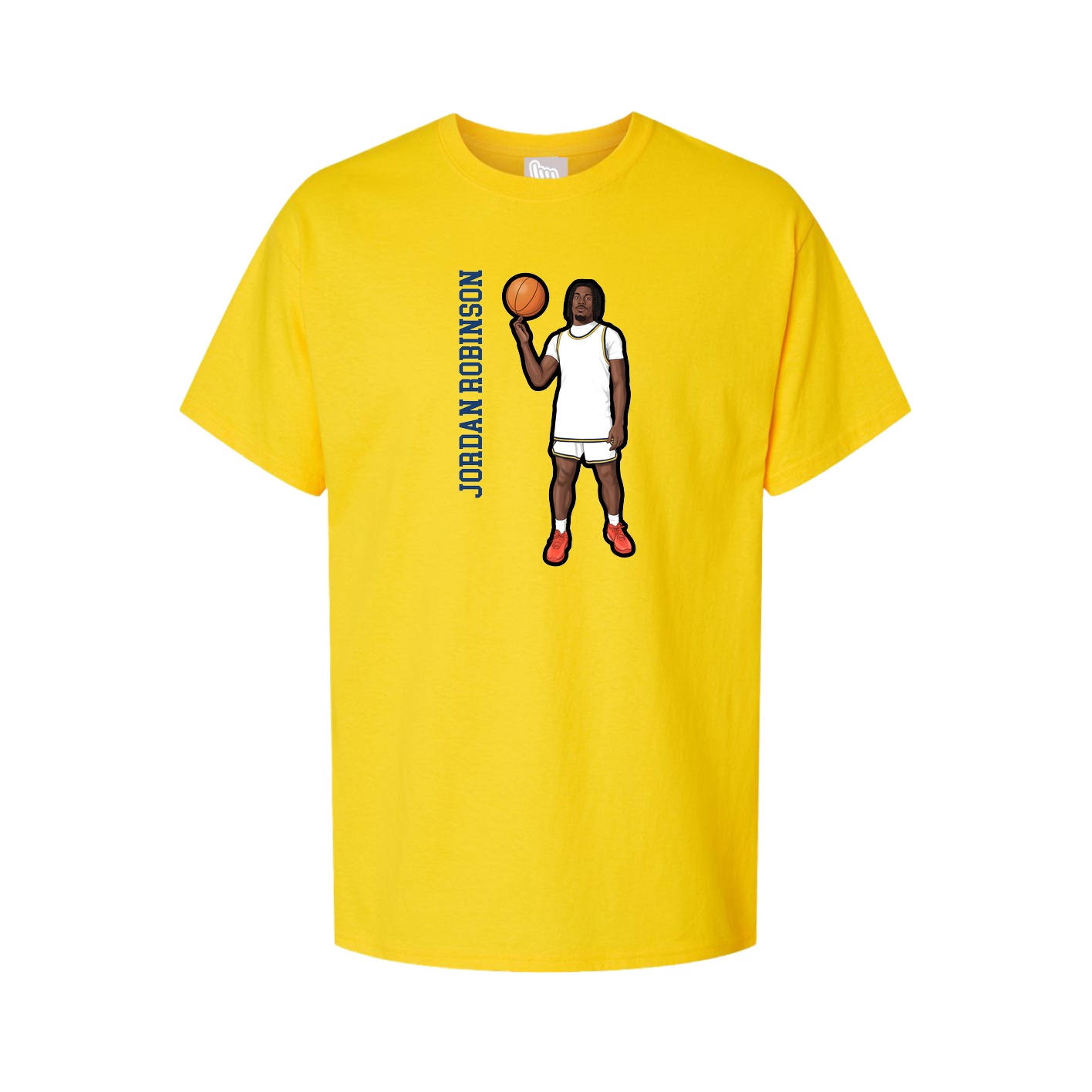 Tee — Name Vertical in Gold