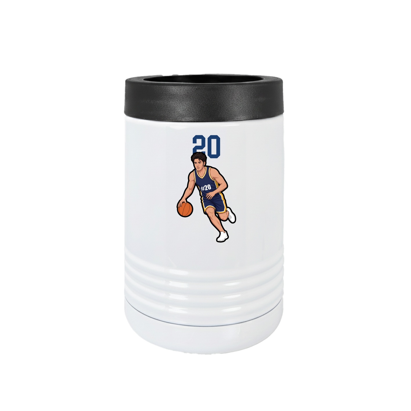 Beverage Holder — Number Top in White