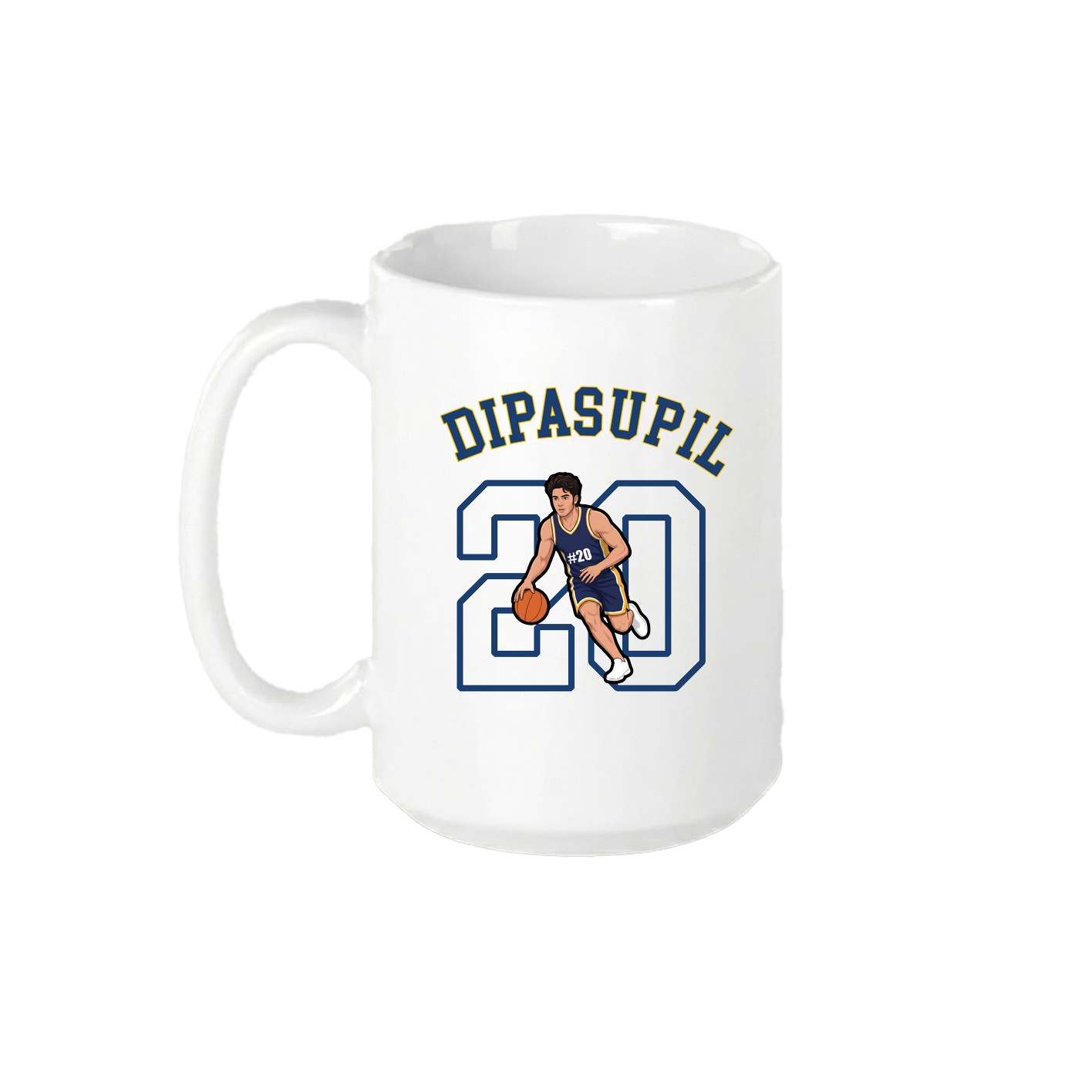 15oz Coffee Mug — Shirsey Arch in White