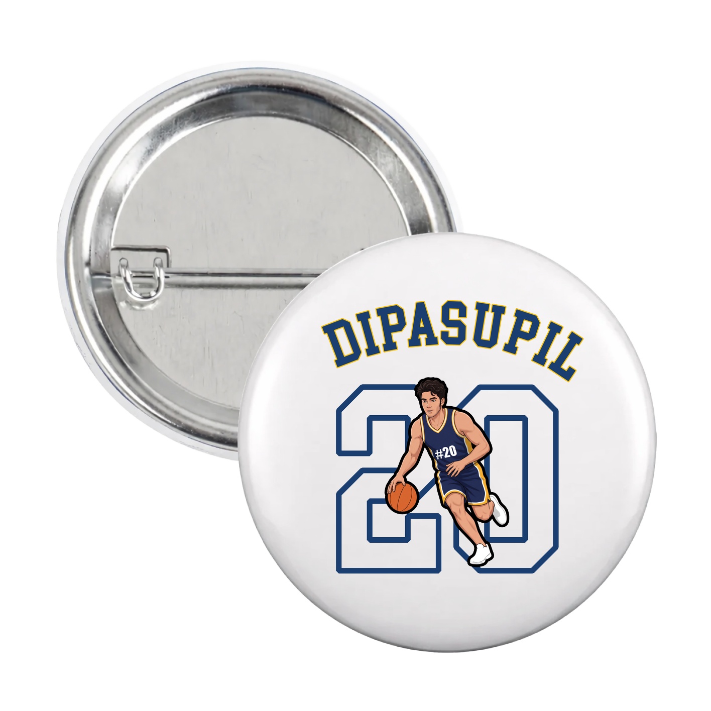 Game Day Button — Shirsey Arch in White