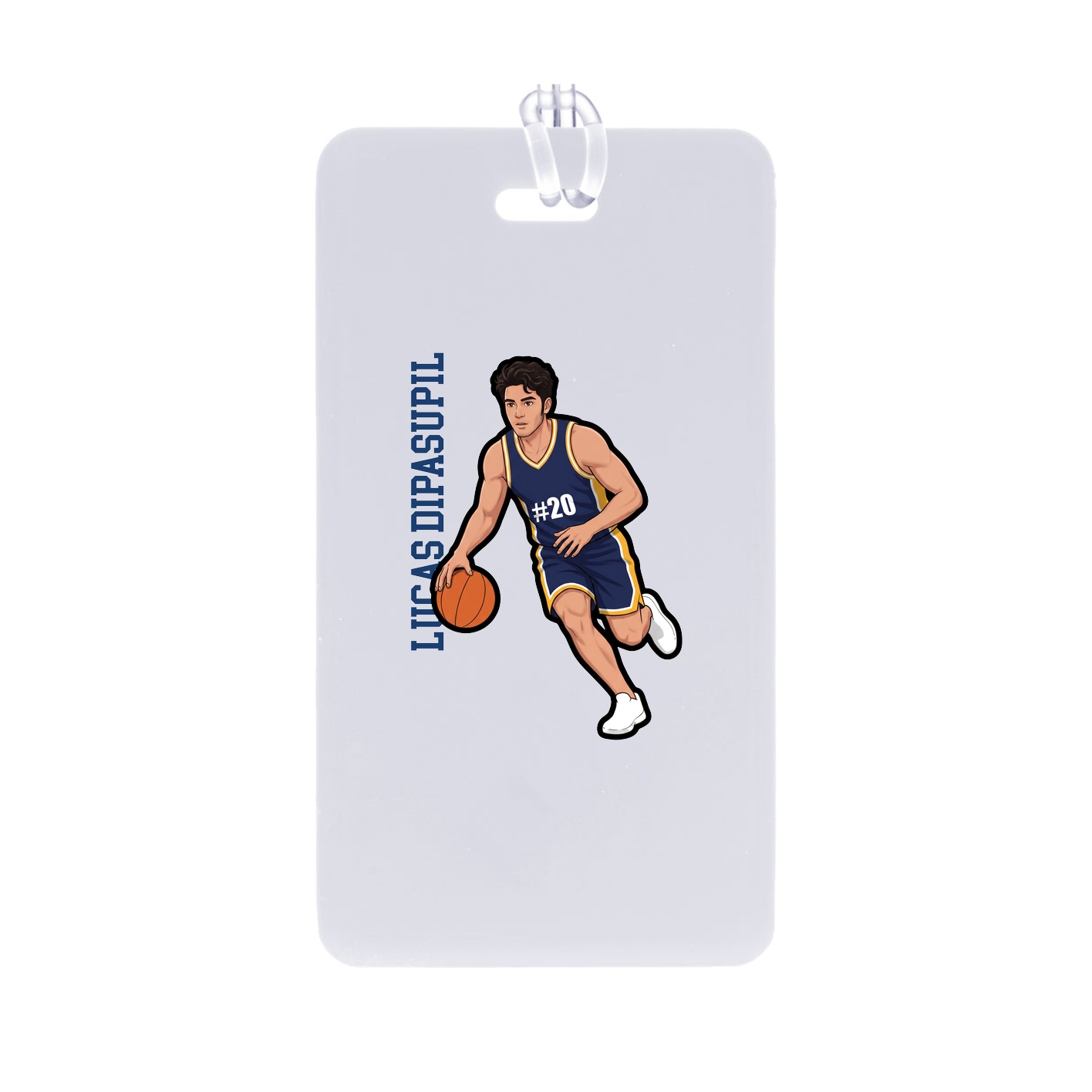 Bag Tag — Name Vertical in Classic