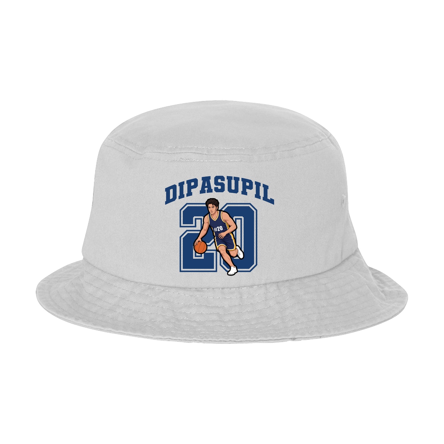 Bucket Cap — Number in White