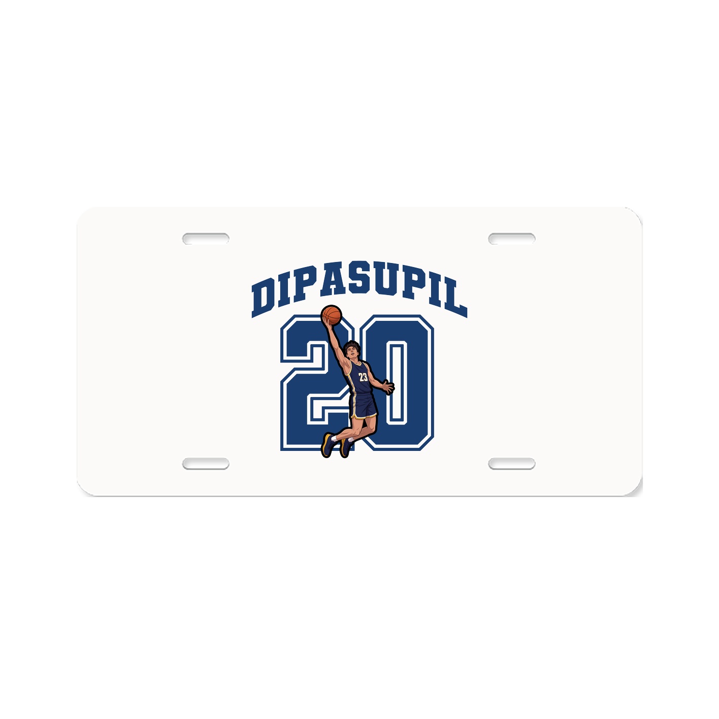 License Plate — Number in Classic