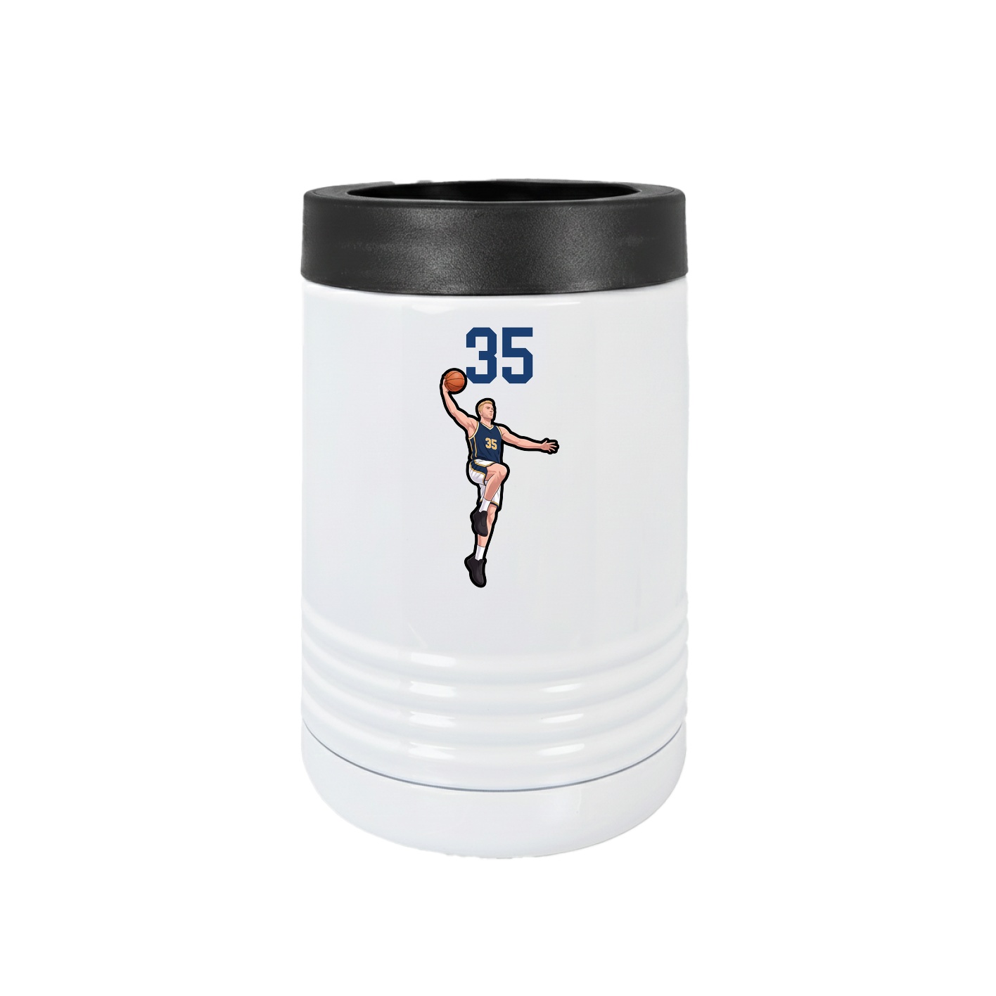 Beverage Holder — Number Top in White