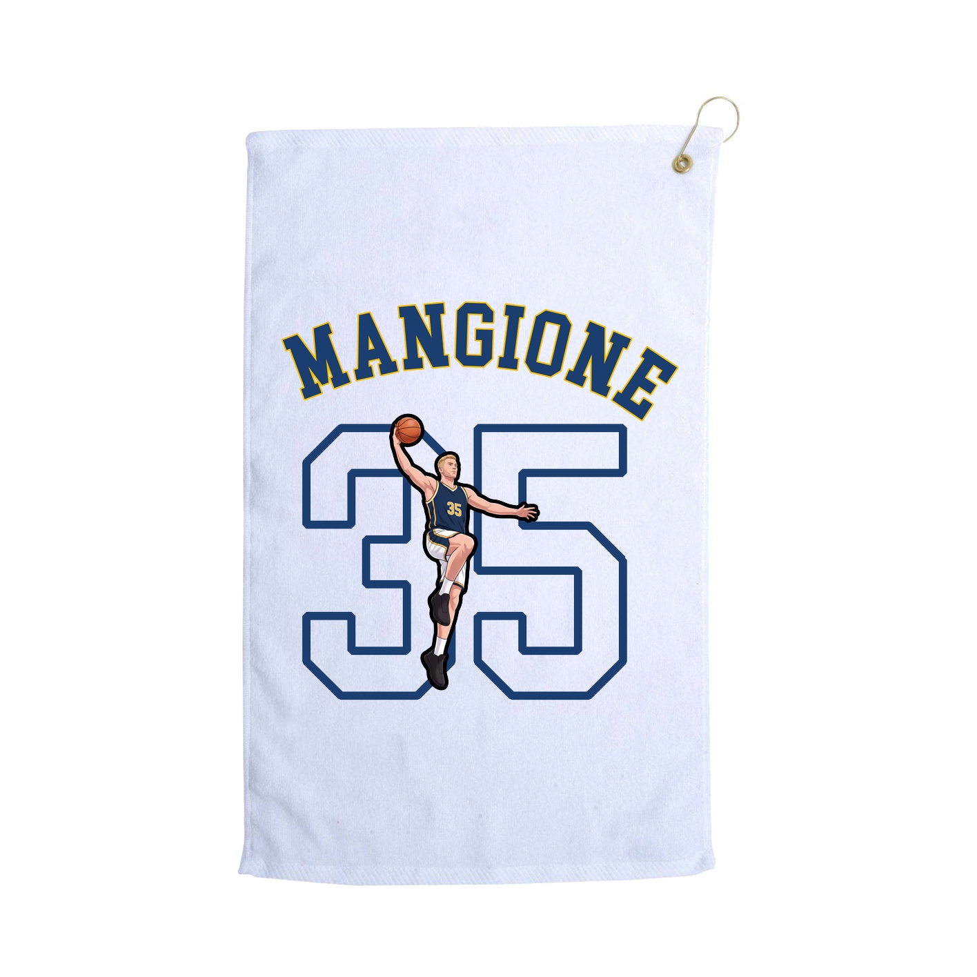 Golf Towel — Shirsey Arch in White