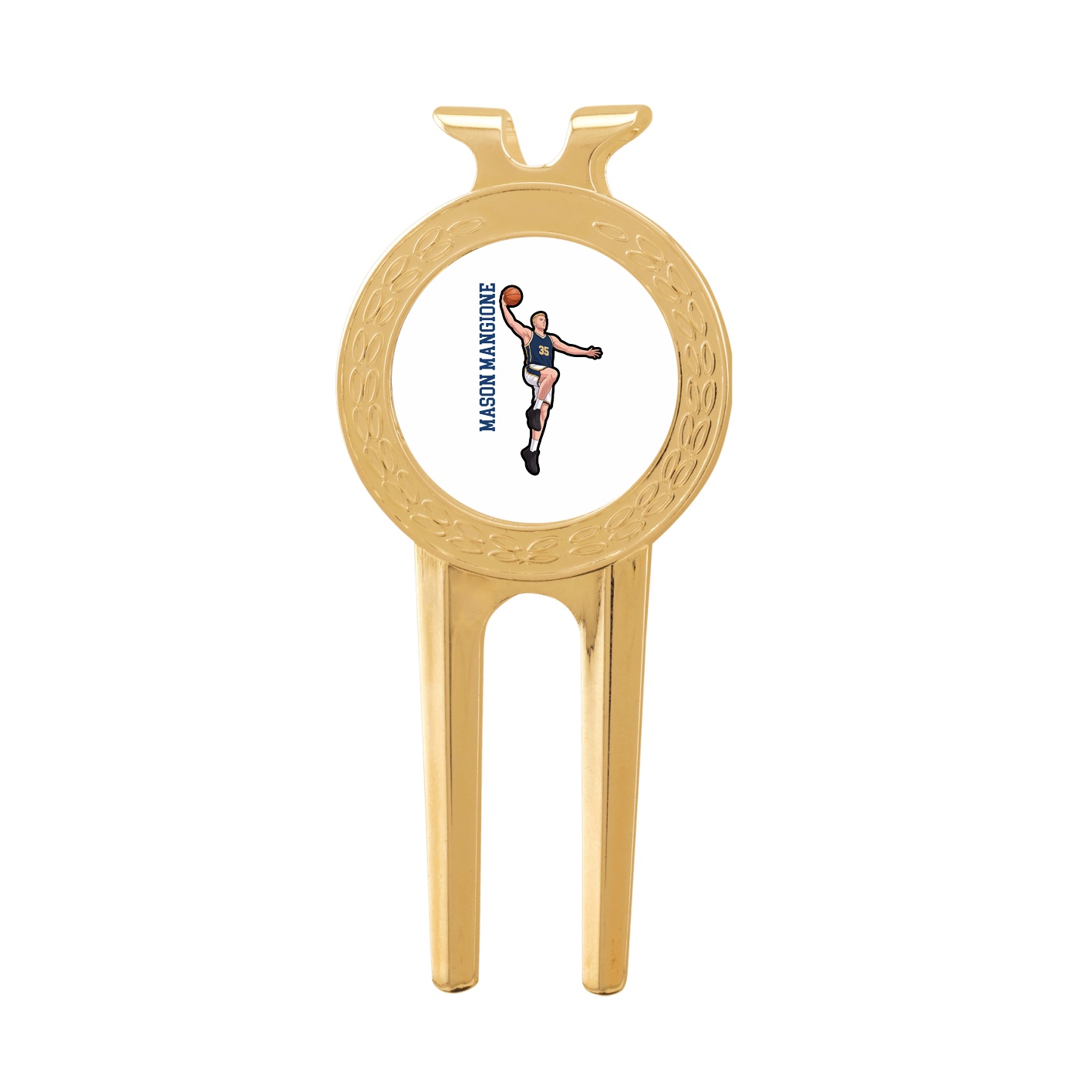 Divot Tool with Ball Marker — Name Vertical in Classic