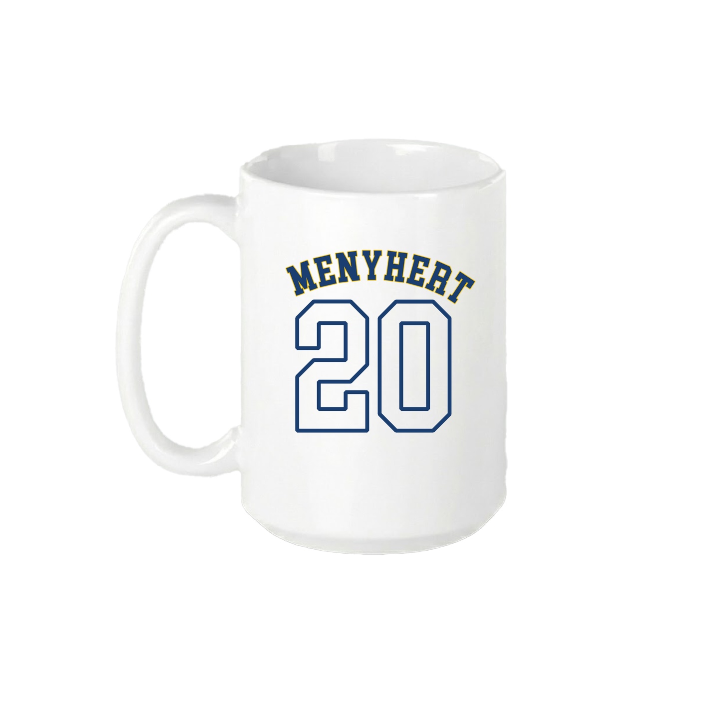 15oz Coffee Mug — Shirsey Arch in White