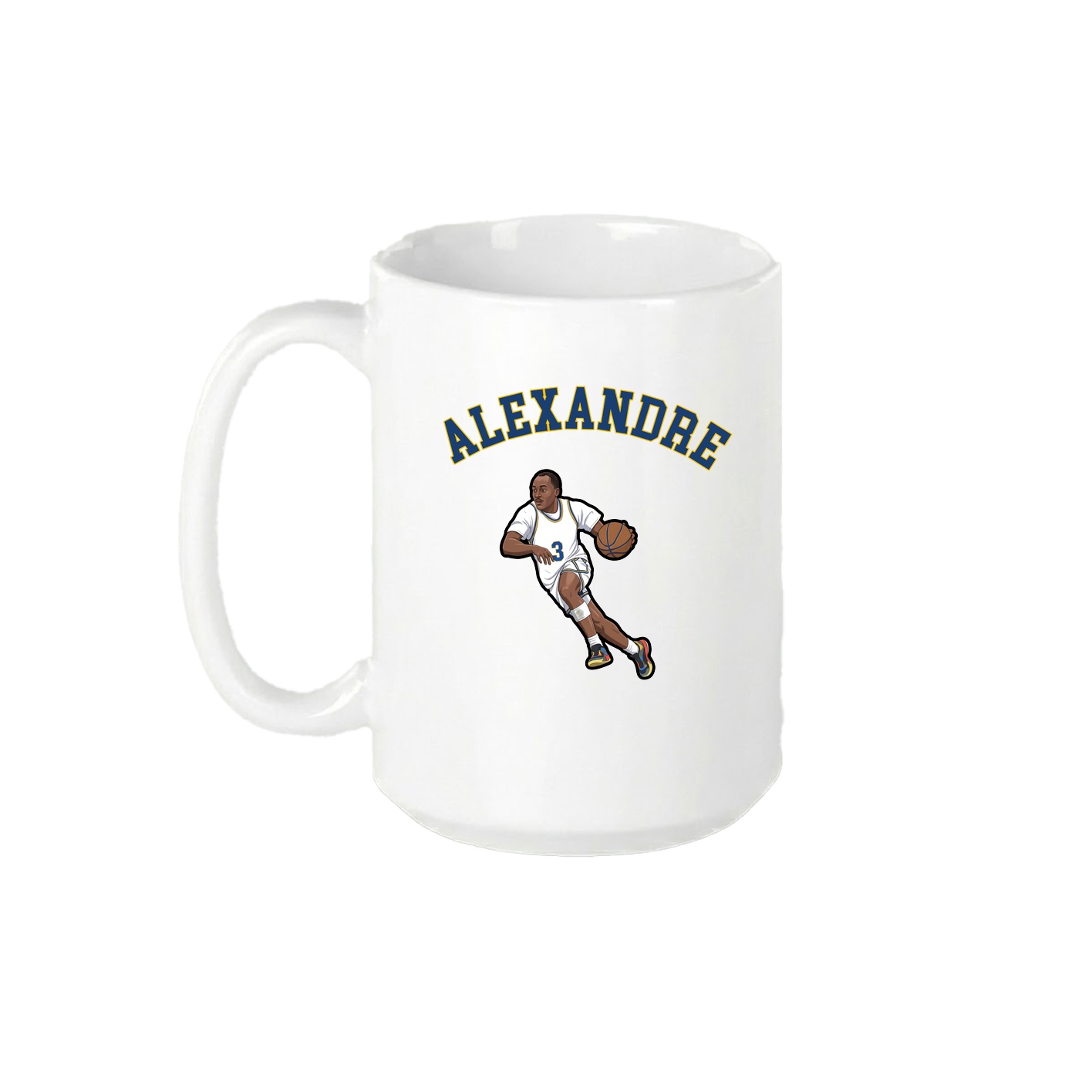 15oz Coffee Mug — Shirsey Arch in White