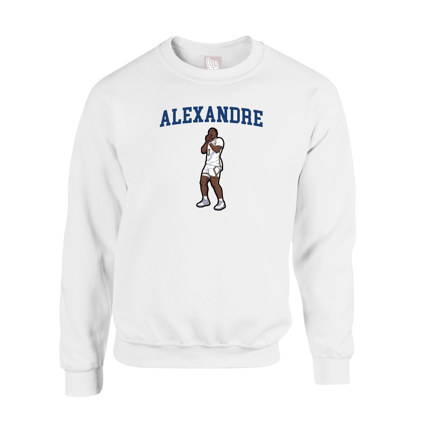 Fleece Crew — Shirsey in White