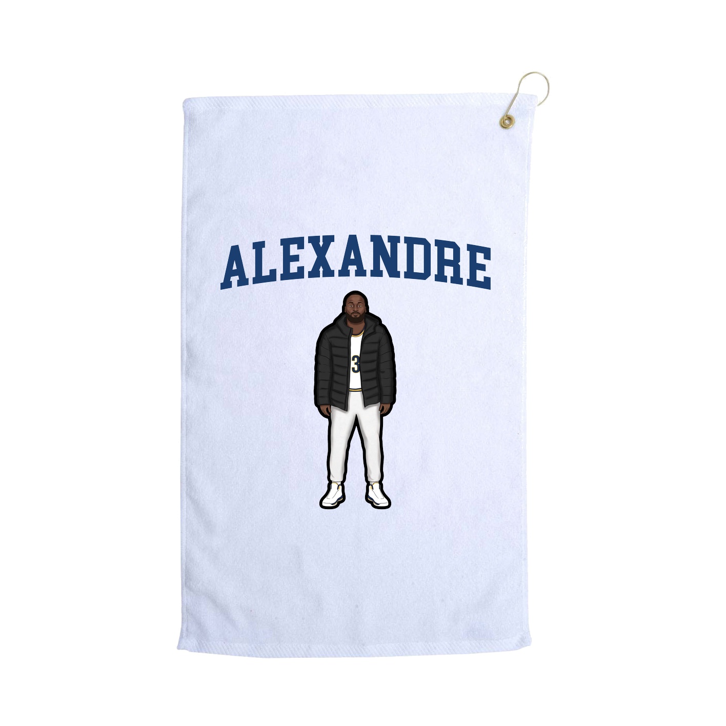 Golf Towel — Shirsey in White