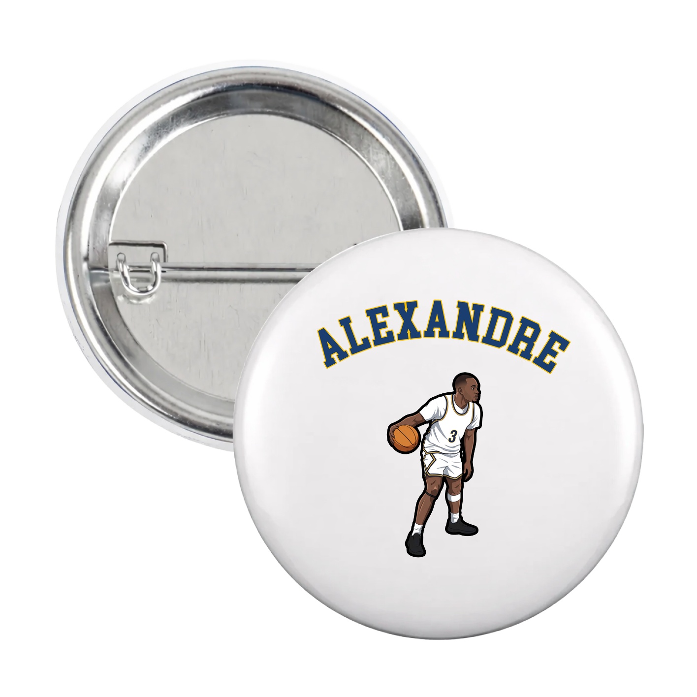 Game Day Button — Shirsey Arch in White
