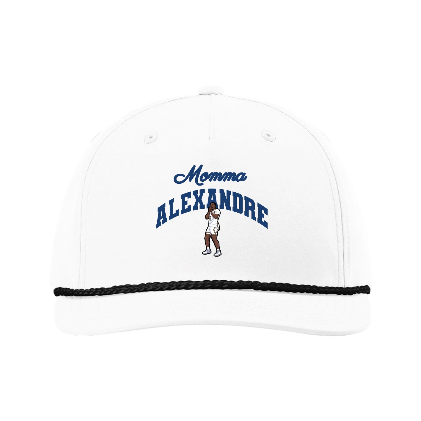 Five-Panel Classic Rope Cap — Mothers Day Arch in White