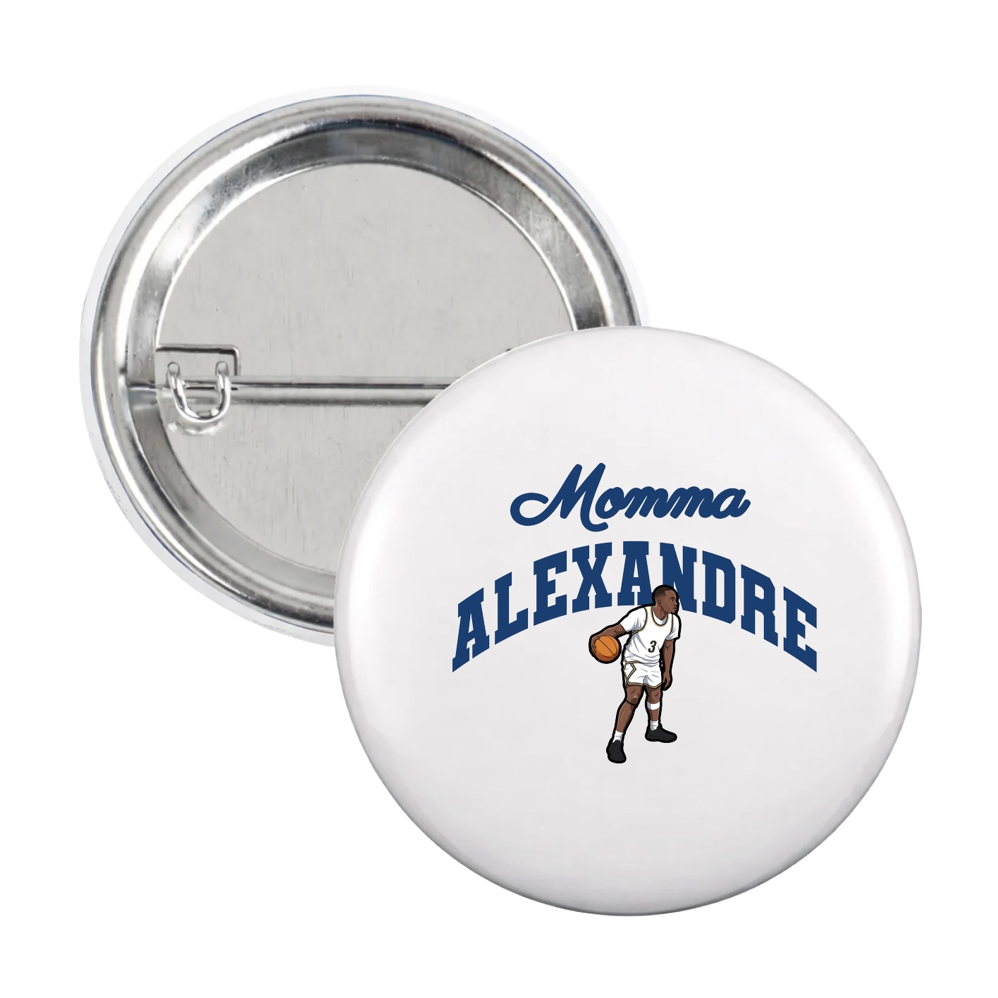 Game Day Button — Mothers Day Arch in White