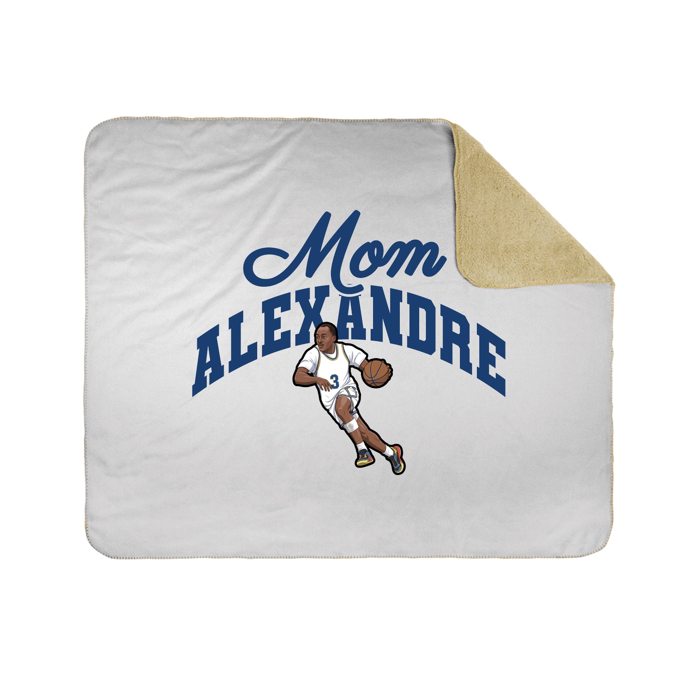 Throw Blanket — Mothers Day Arch in White