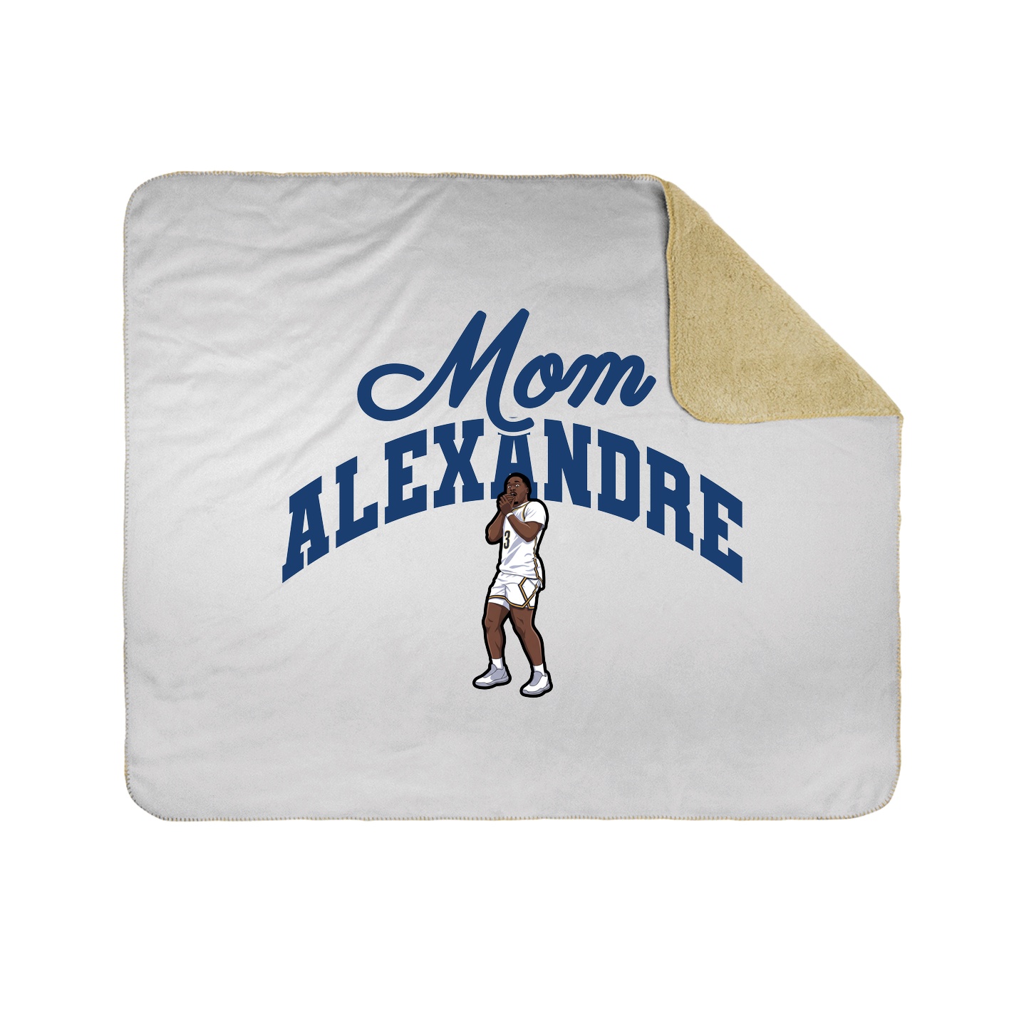 Throw Blanket — Mothers Day Arch in White