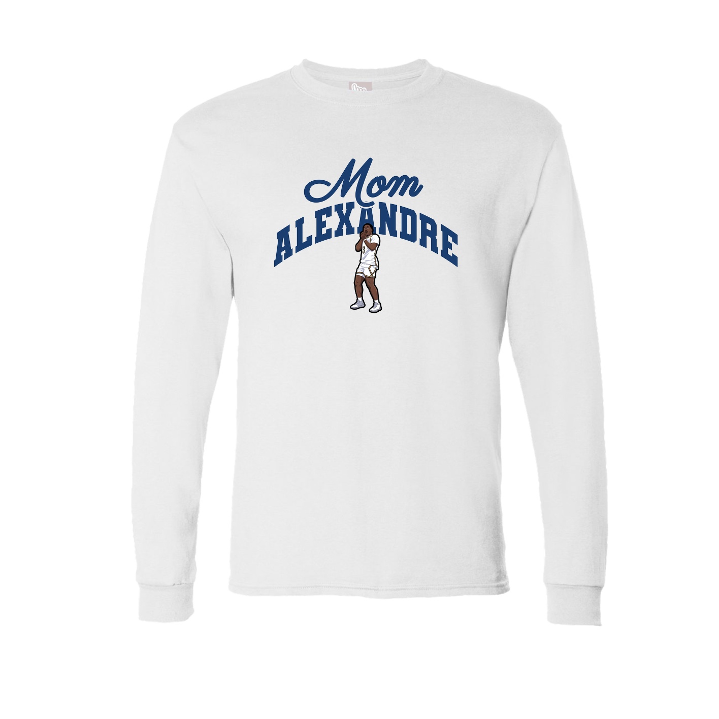 Long Sleeve Tee — Mothers Day Arch in White