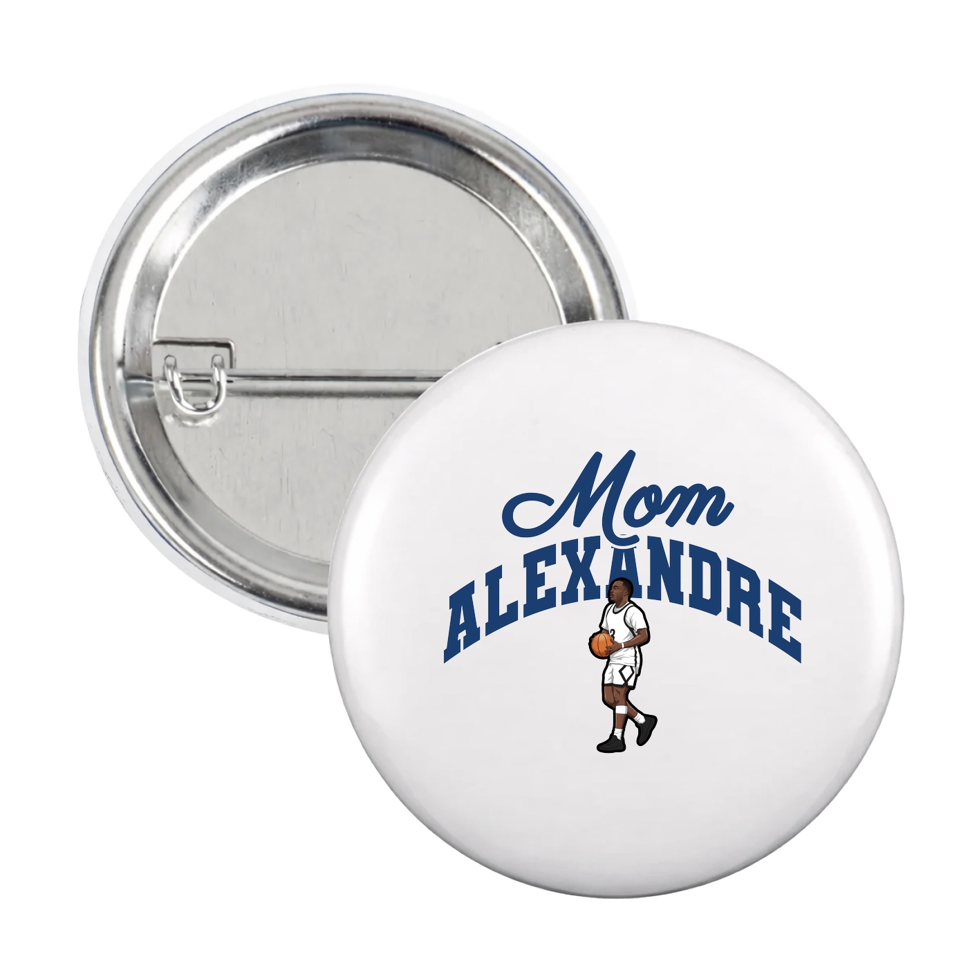 Game Day Button — Mothers Day Arch in White