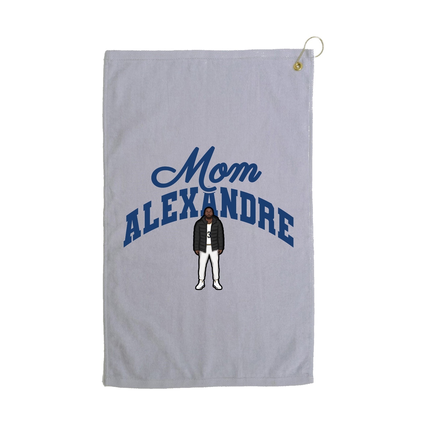 Golf Towel — Mothers Day Arch in Grey