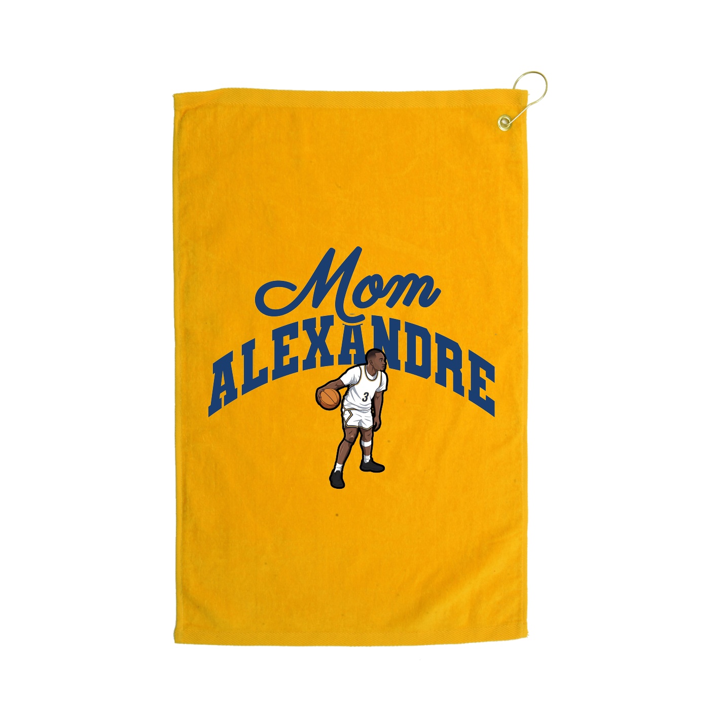 Golf Towel — Mothers Day Arch in Gold