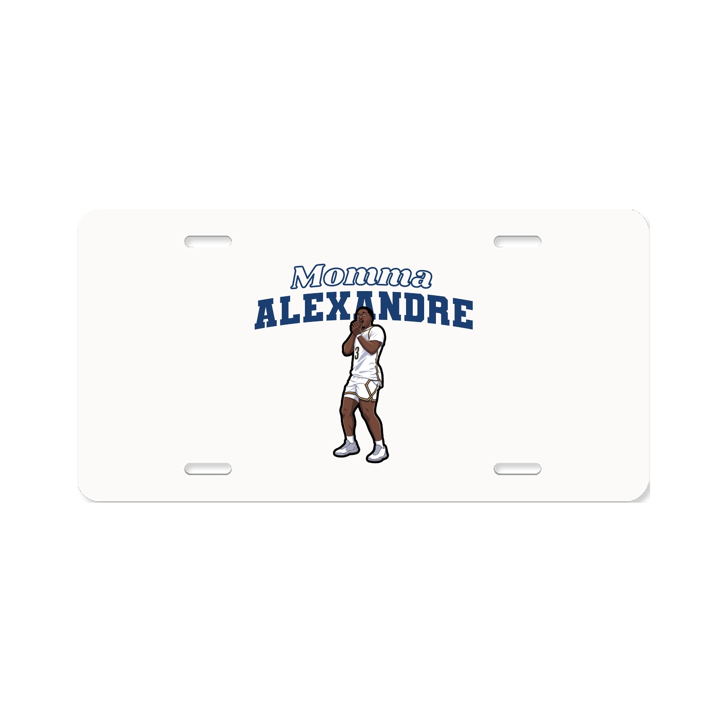 License Plate — Mothers Day Block in Classic