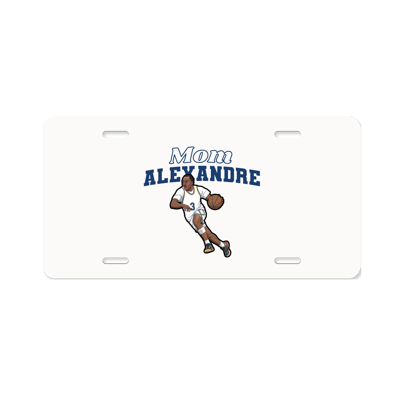 License Plate — Mothers Day Block in Classic