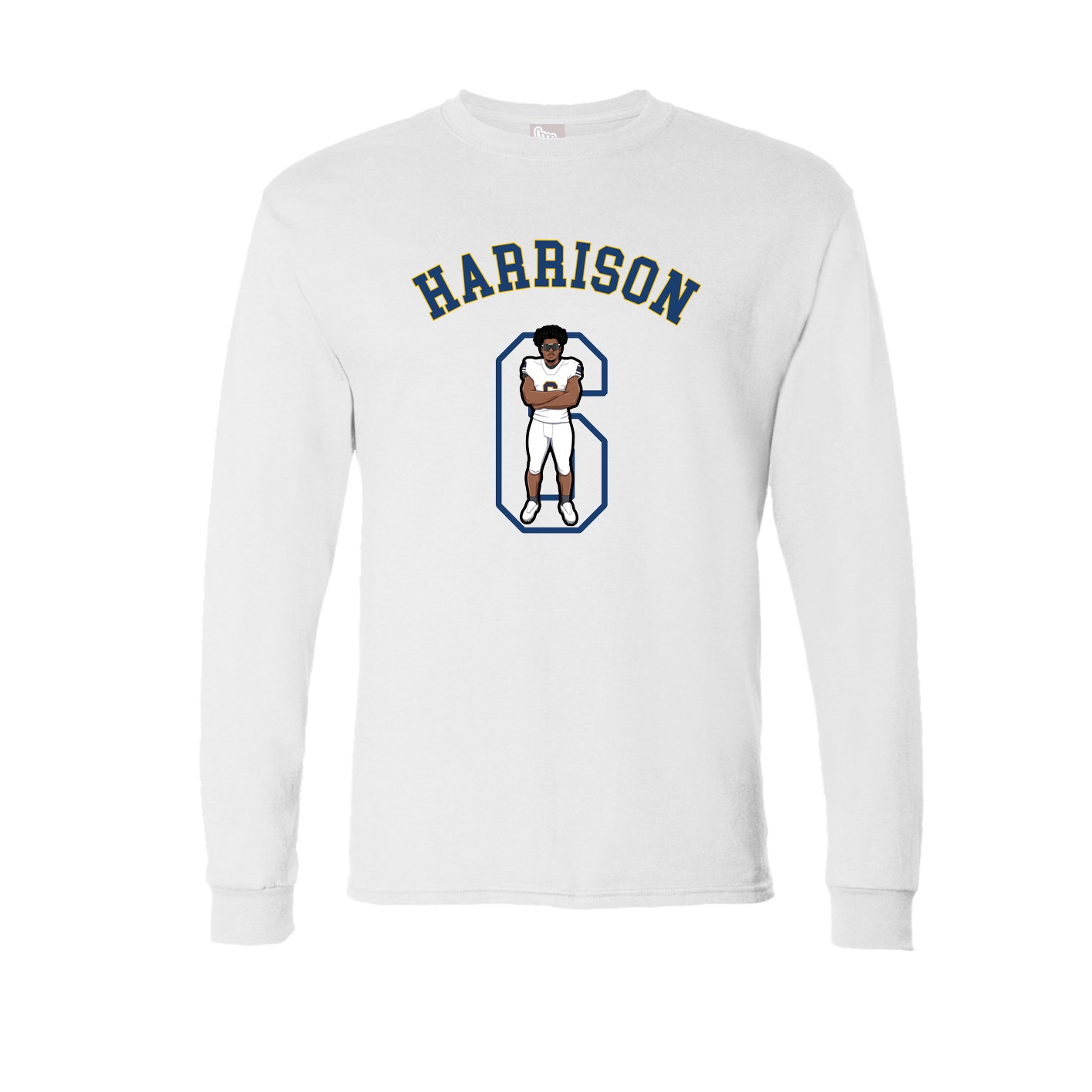 Long Sleeve Tee — Shirsey Arch in White