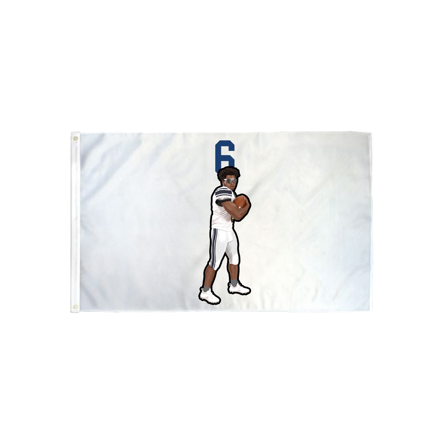 3x5 Flag — Number Top in Classic