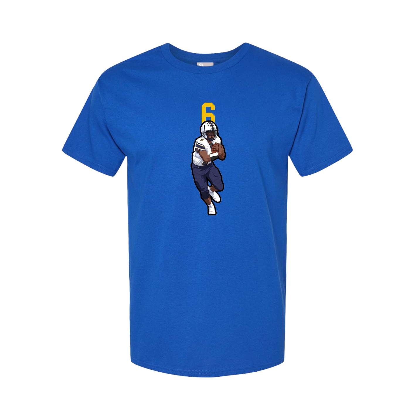 Youth Tee — Number Top in Royal