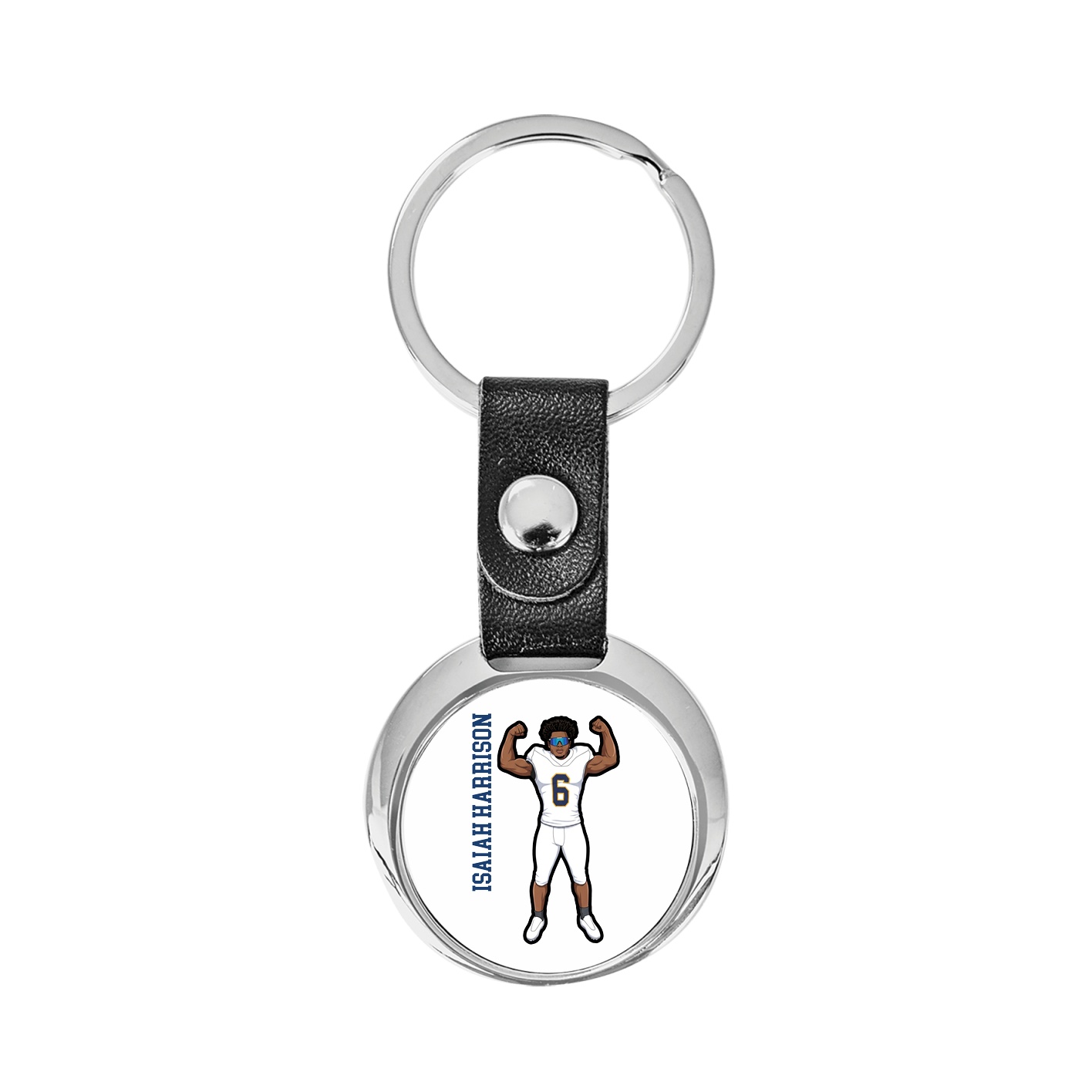 Key Chain — Name Vertical in Classic