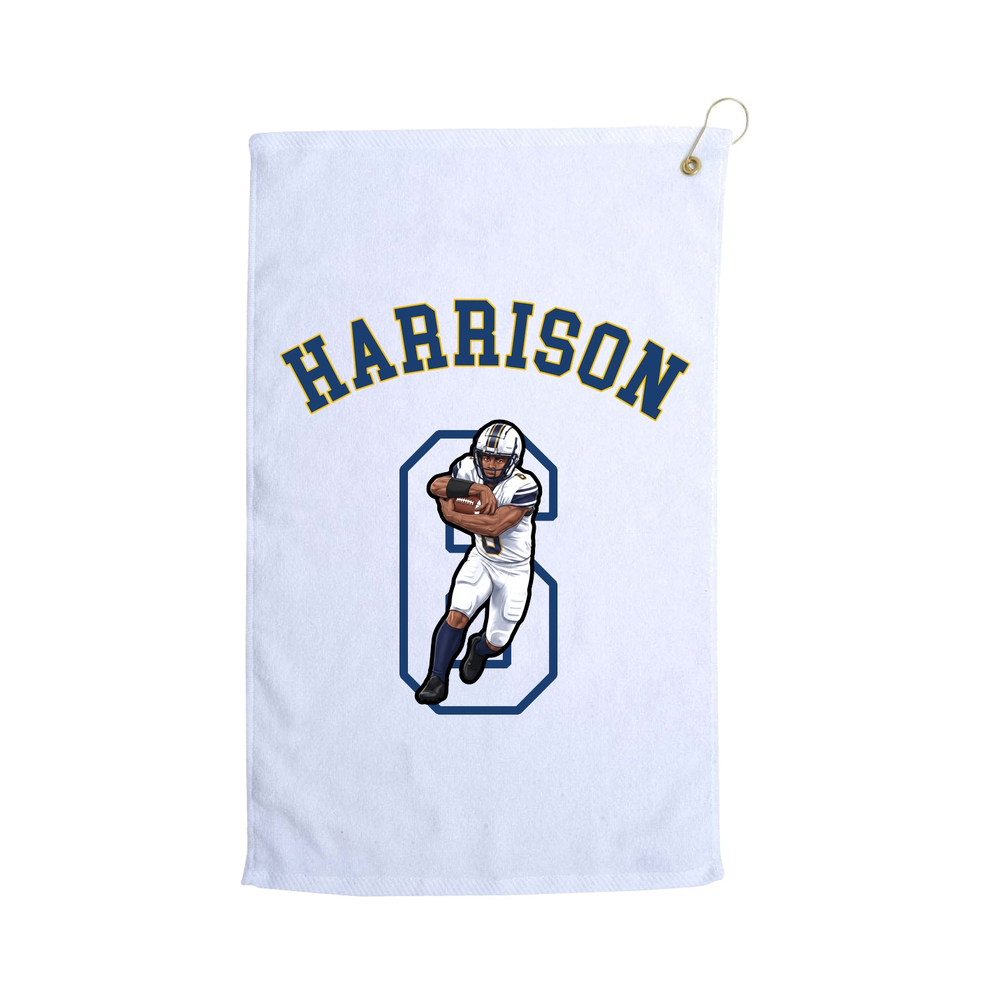 Golf Towel — Shirsey Arch in White