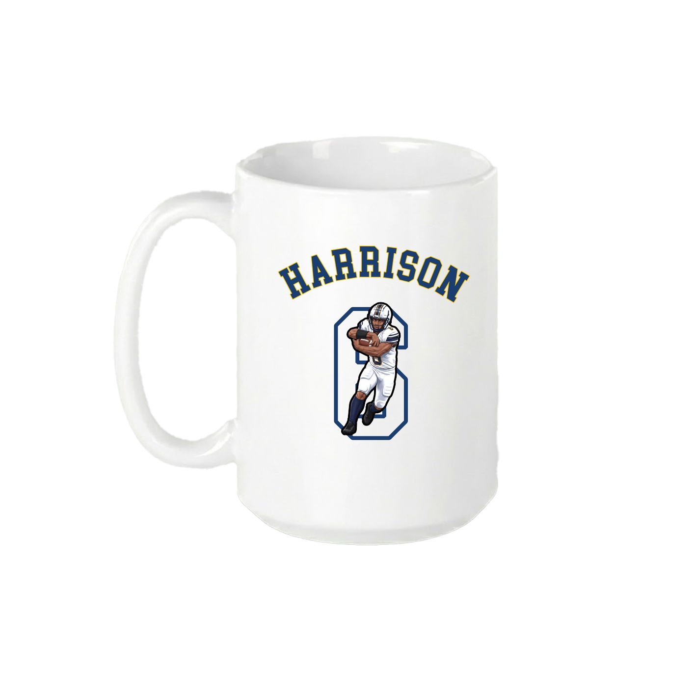 15oz Coffee Mug — Shirsey Arch in White
