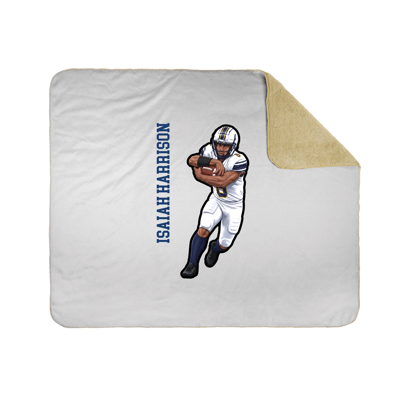 50x60 Sherpa Lined Throw Blanket