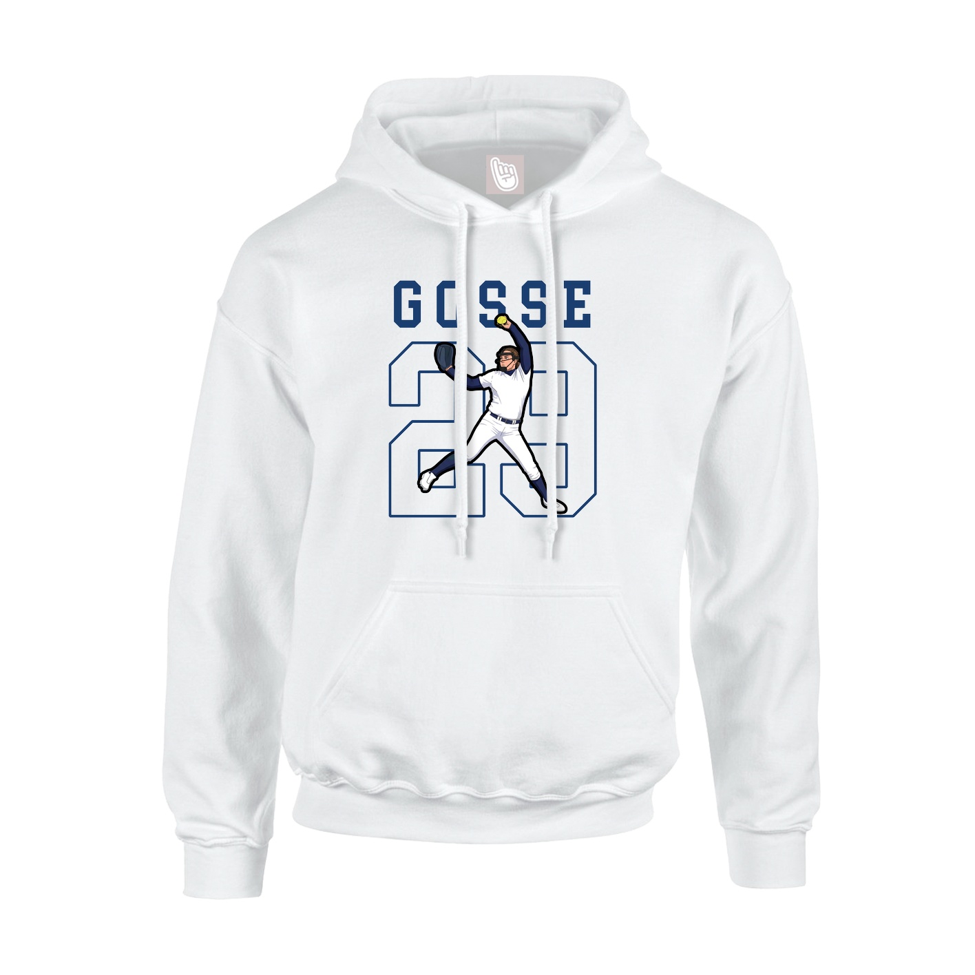 Youth Hoodie — Shirsey in White