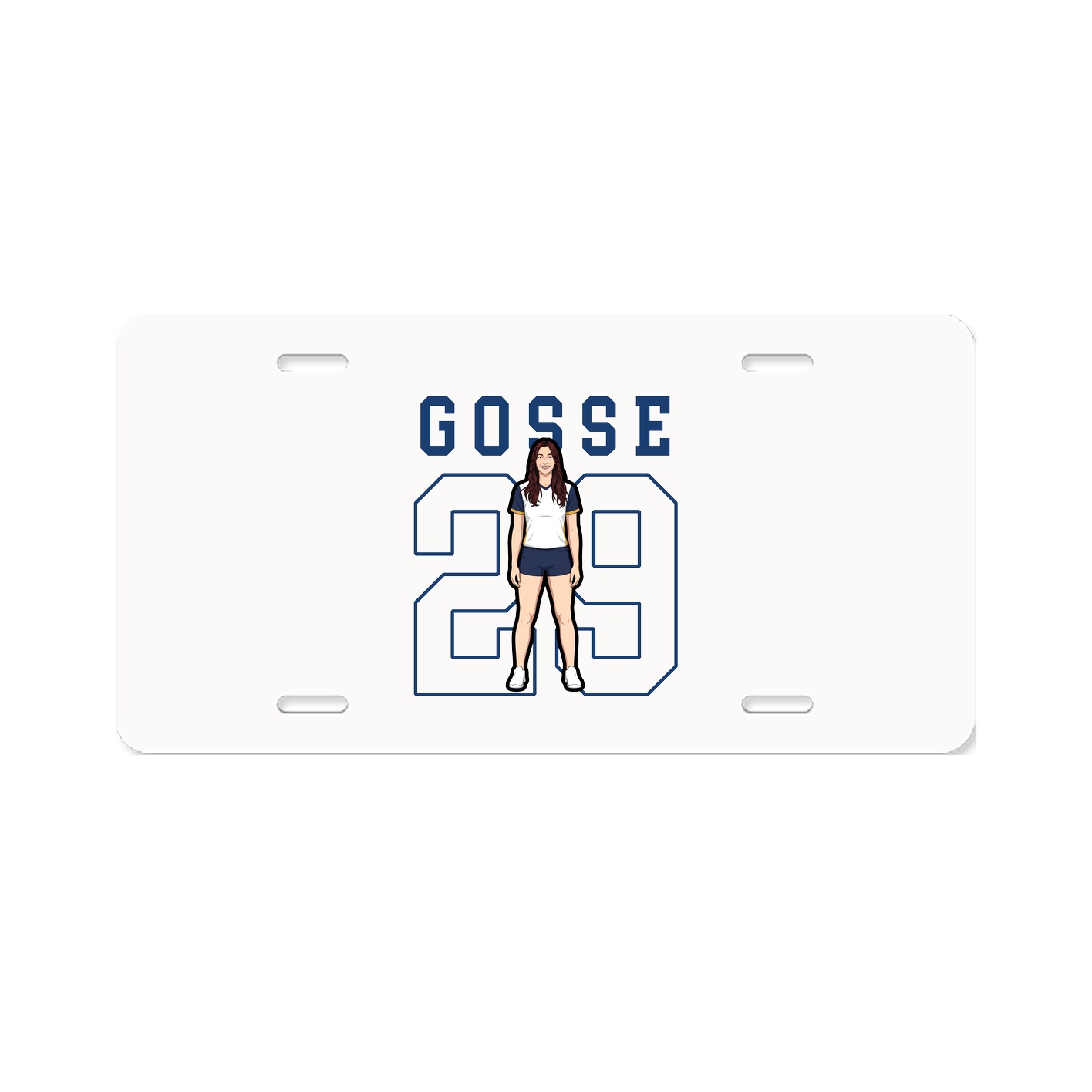 License Plate — Shirsey in Classic