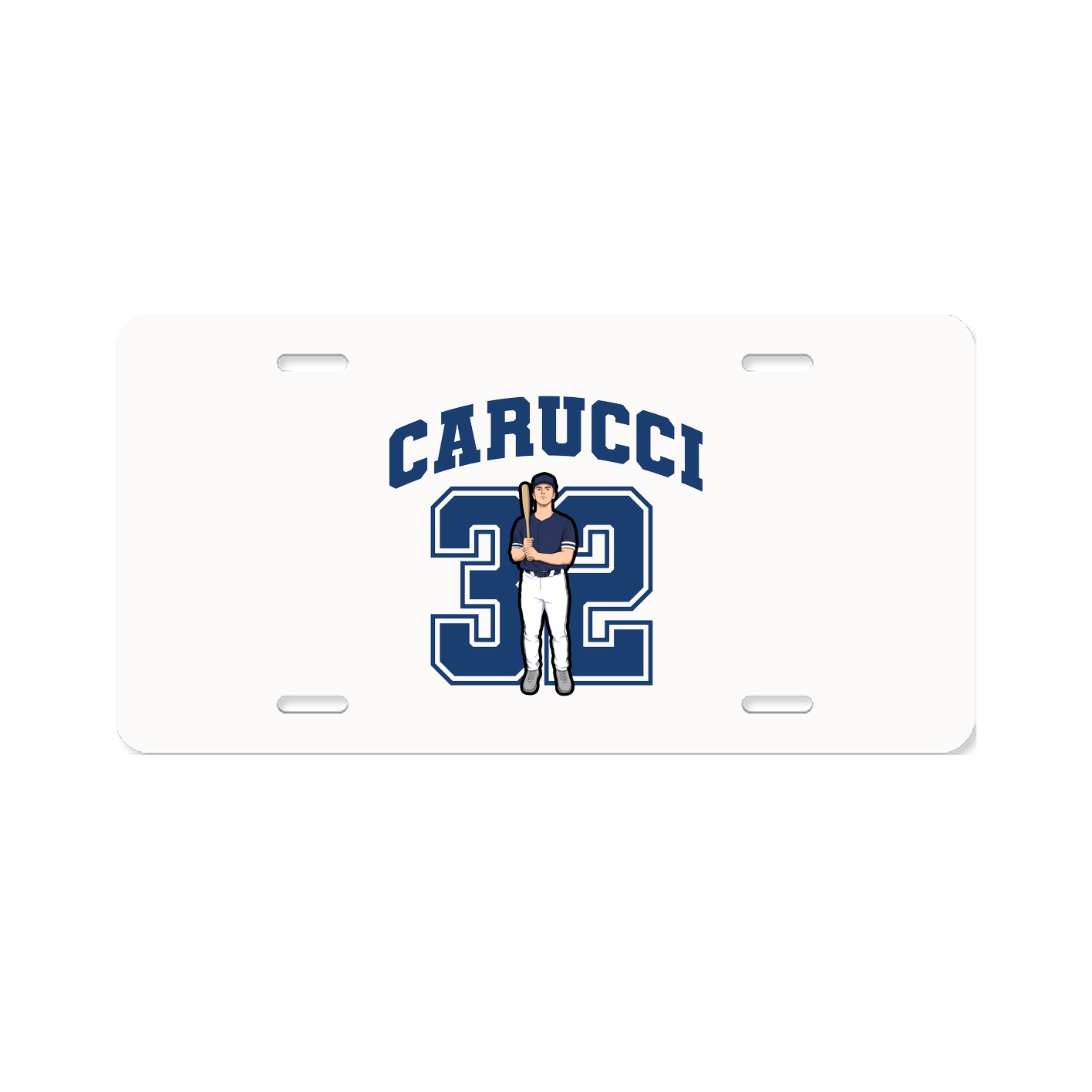 License Plate — Number in Classic