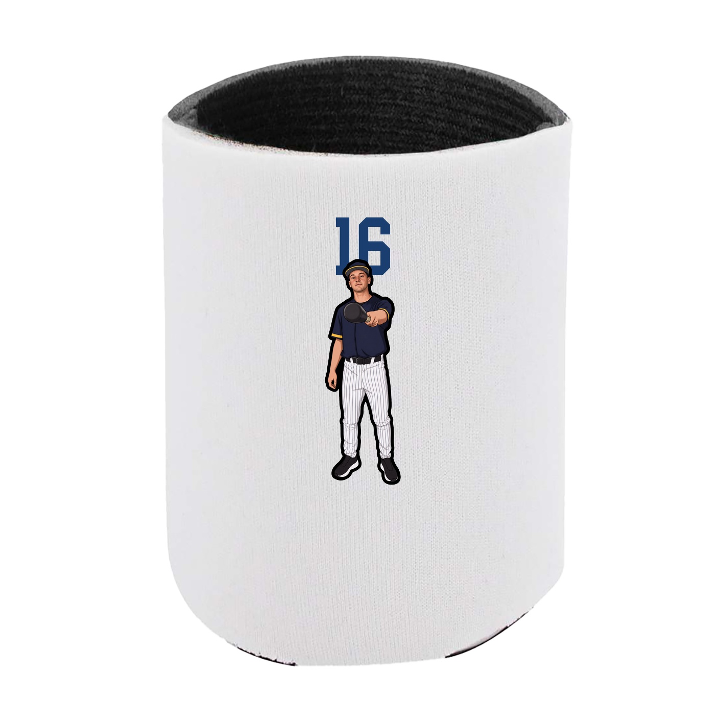 Can Holder — Number Top in White