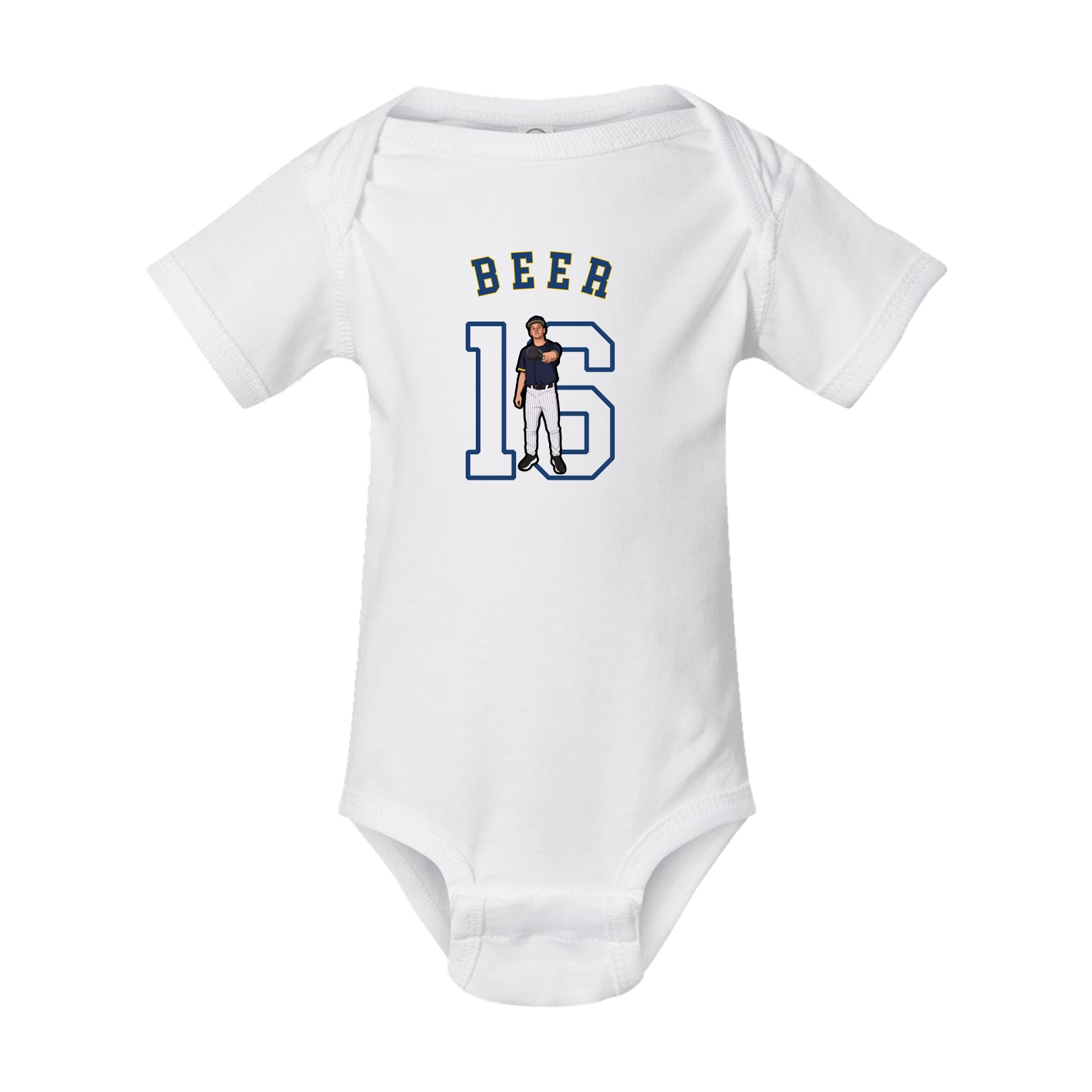 Baby Onesie — Shirsey Arch in White