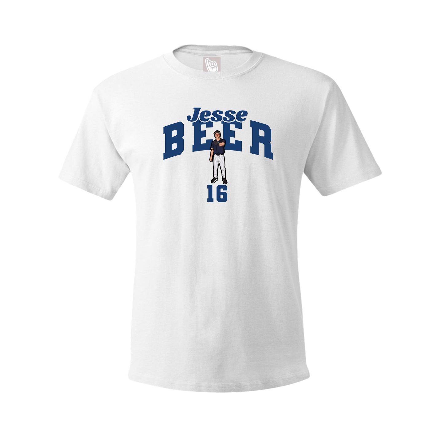 Youth Tee — Signature Arch in White