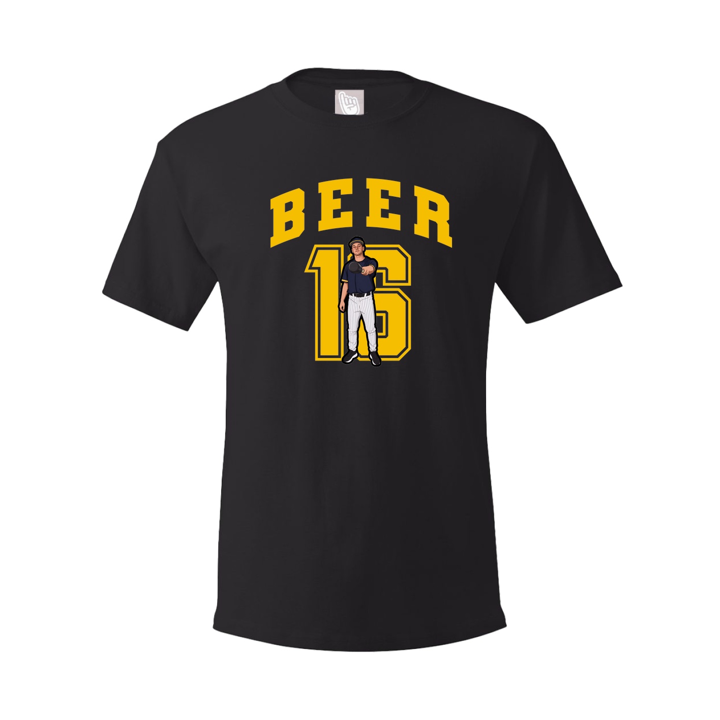 Youth Tee — Number in Black